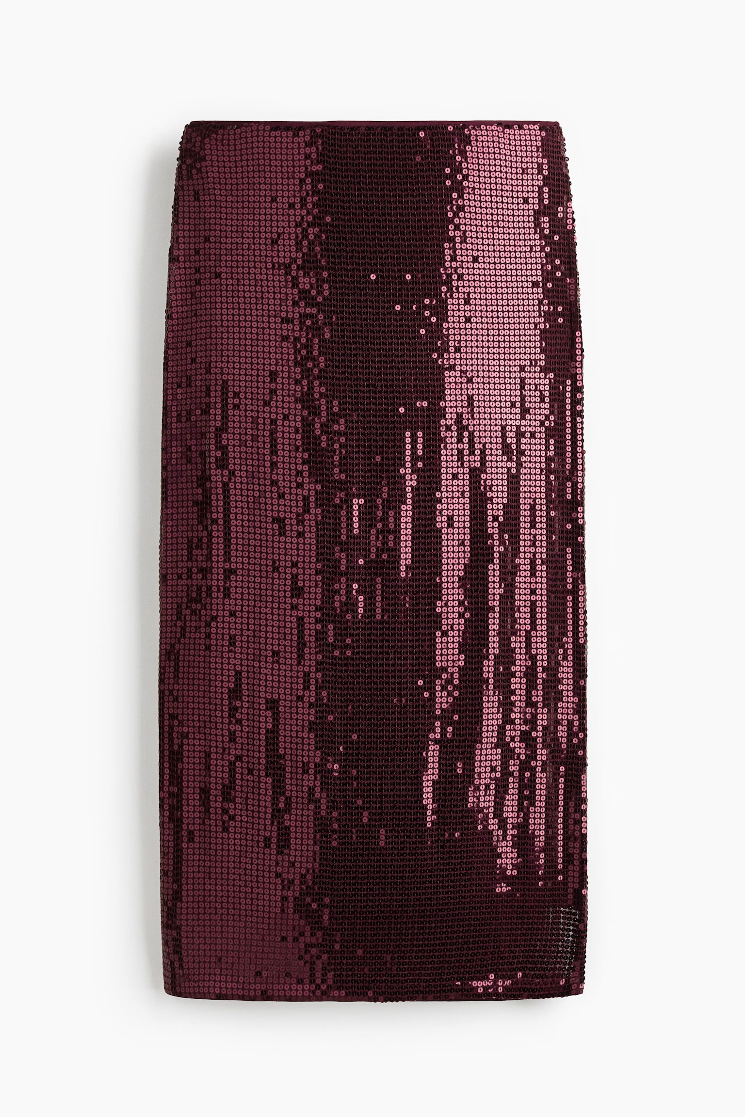 Sequined skirt - Burgundy/Brown/Black - 1