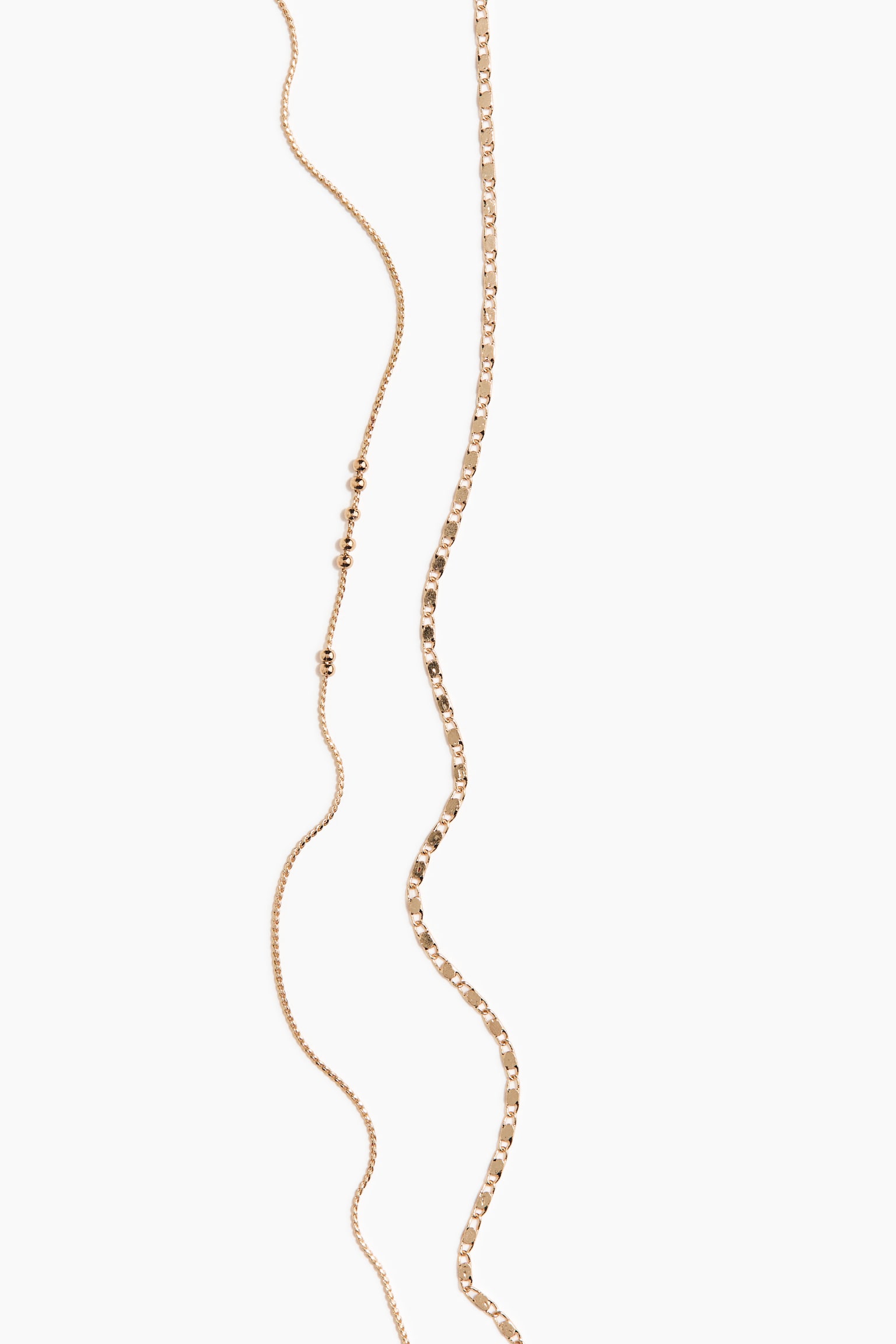 Two-strand necklace - Gold-coloured - 2
