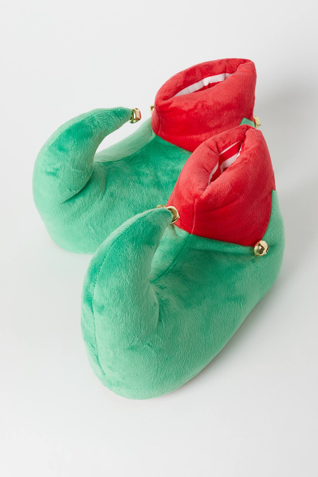 Bell-decorated slippers Green/Red Men H&M IE