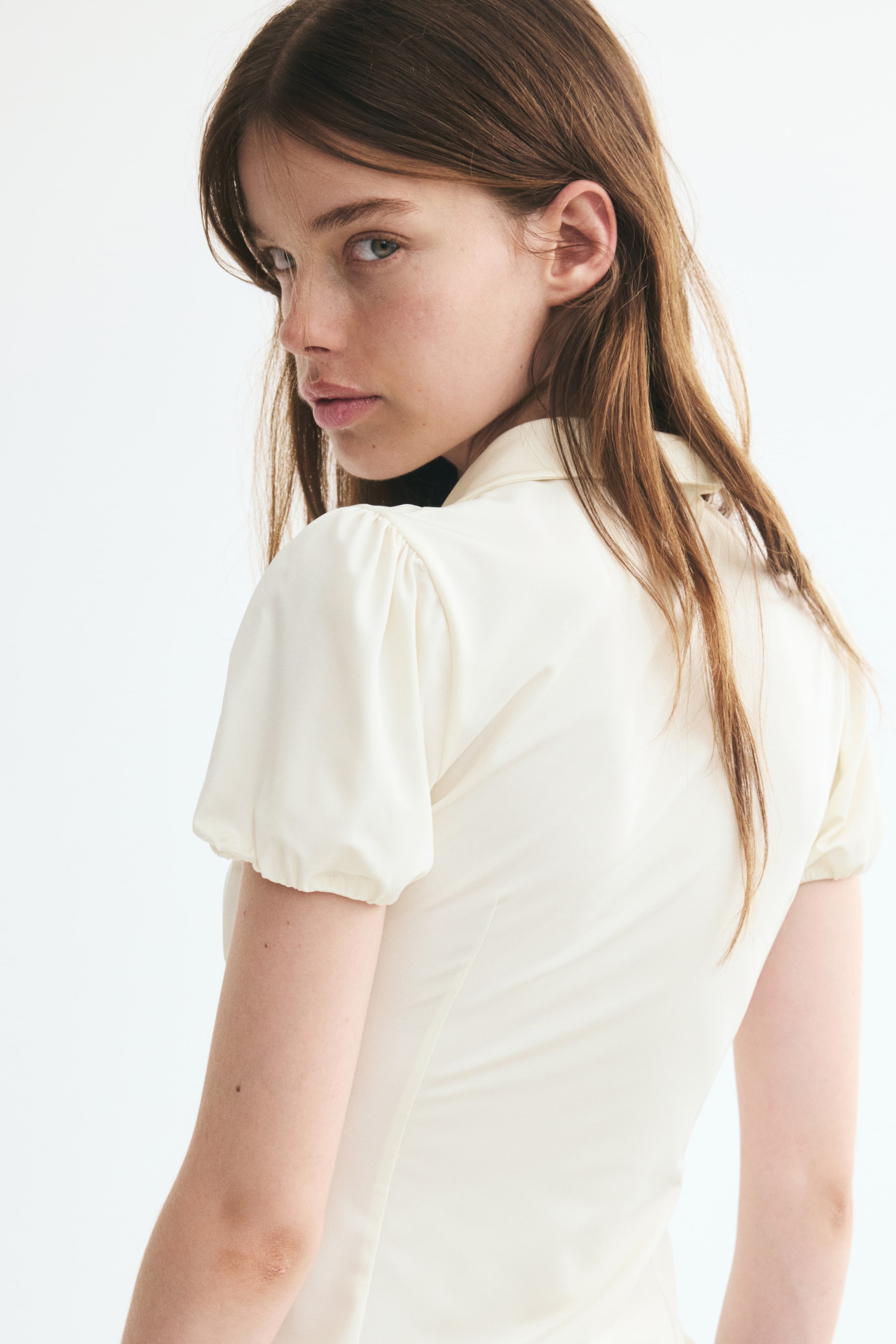 Puff-Sleeved Top