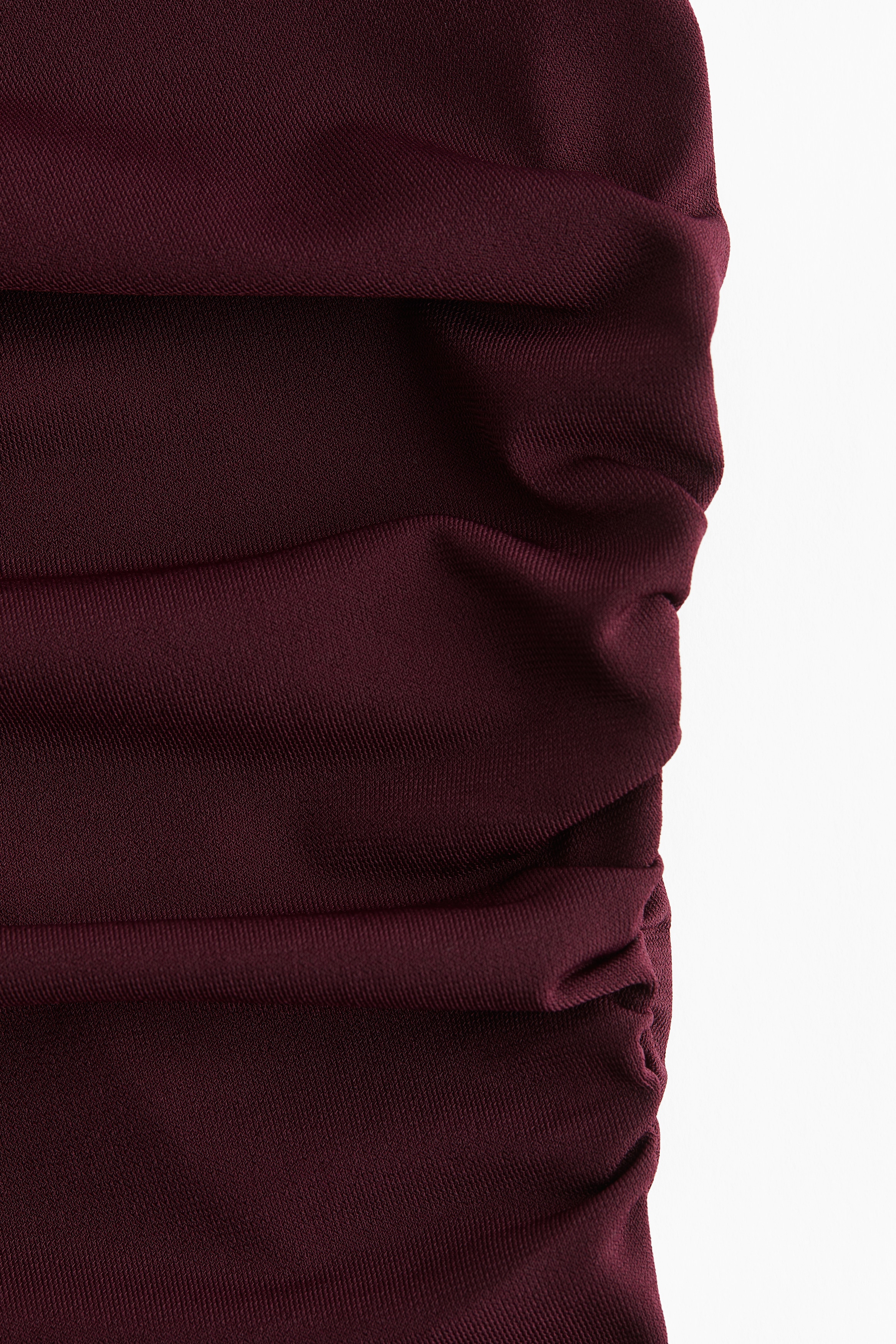 Draped jersey top