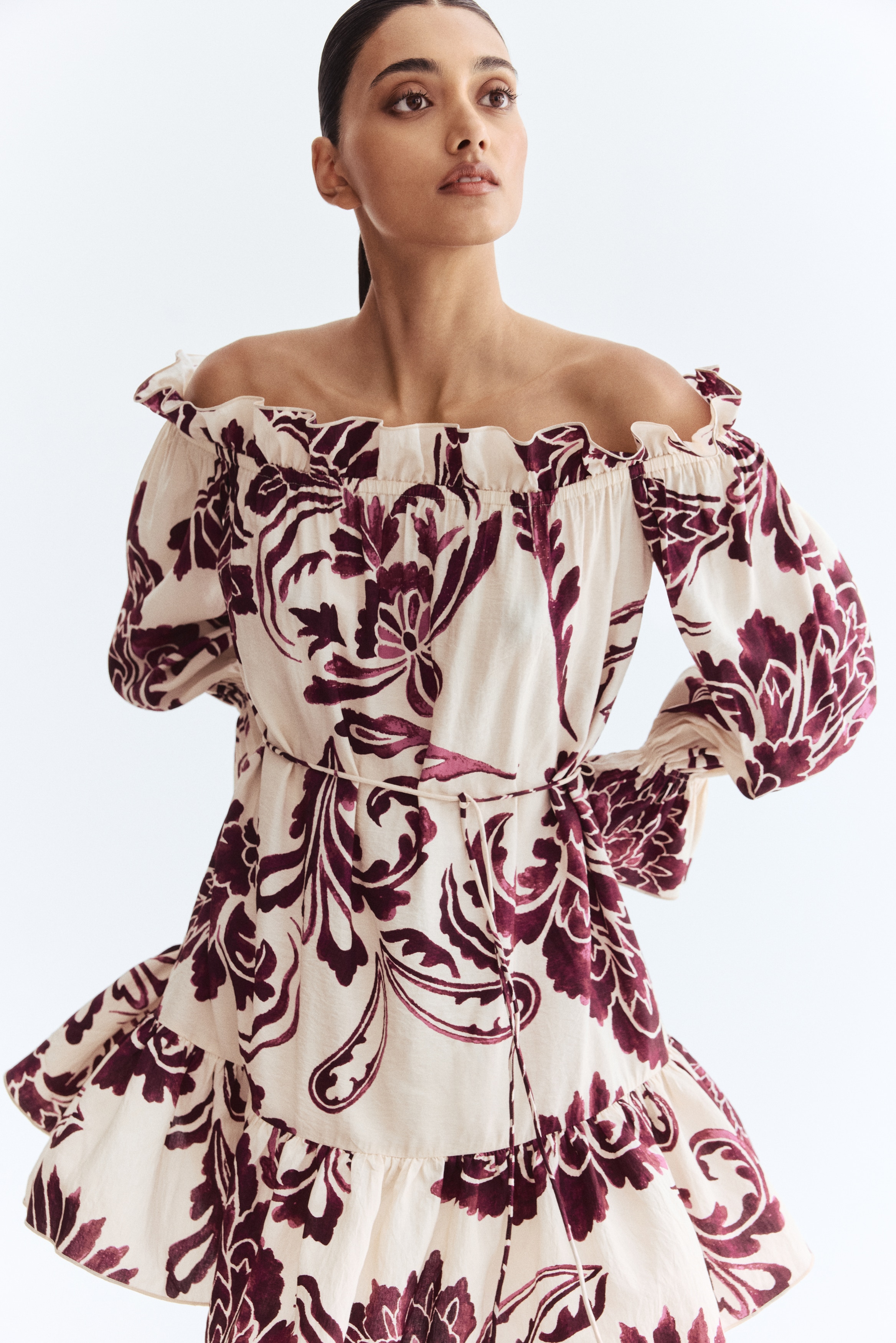 Off-the-shoulder dress