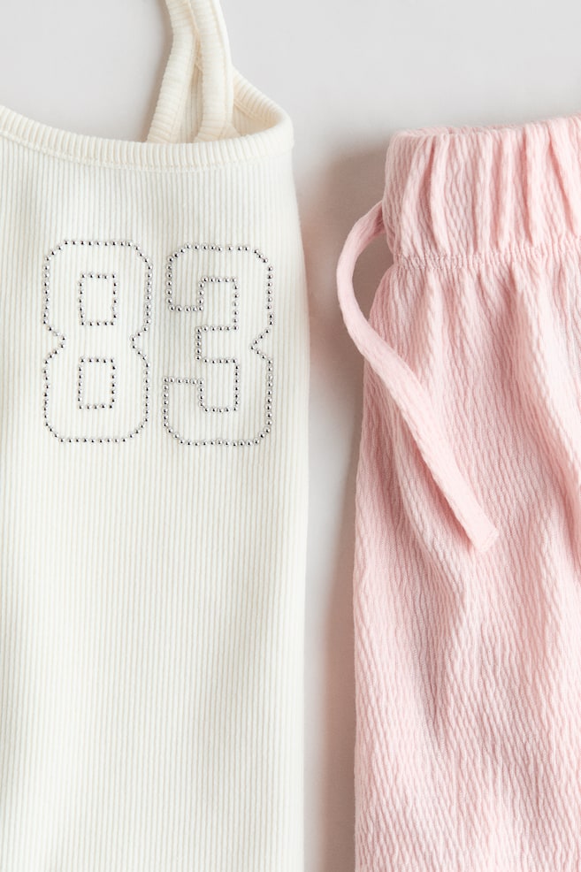 2-Piece Top and Shorts Set-Light pink/83 - 2