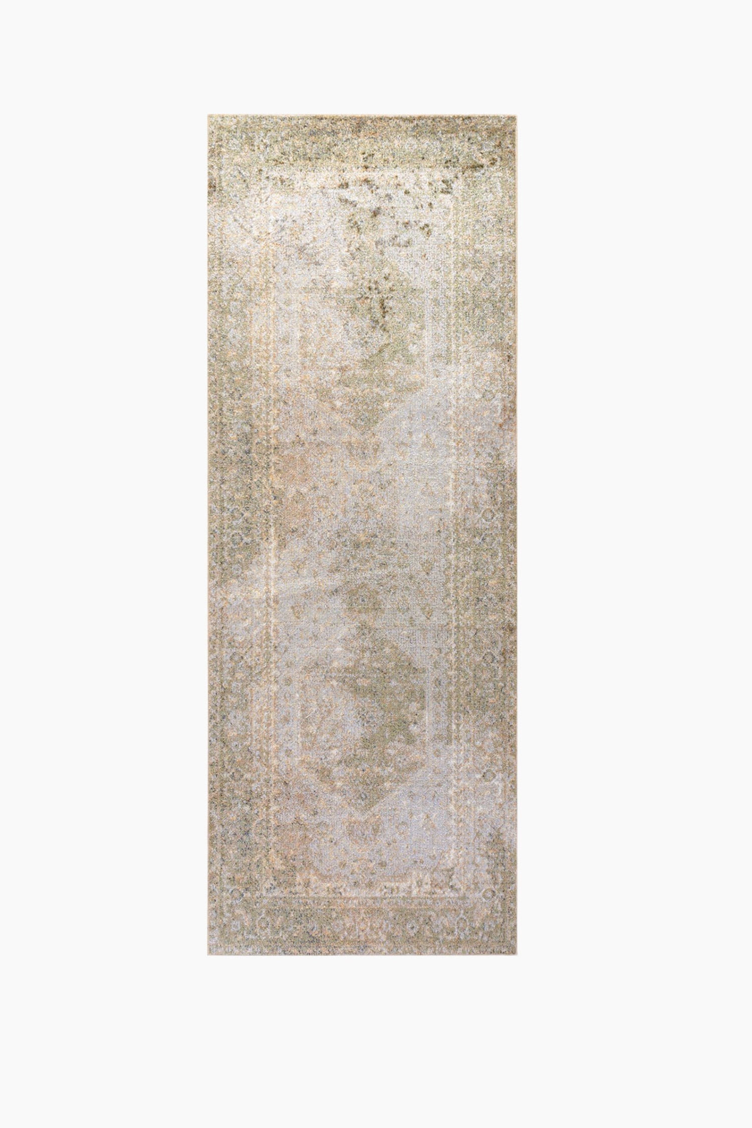 Lillian Washable Traditional Vintage Boho Rug - Brown
