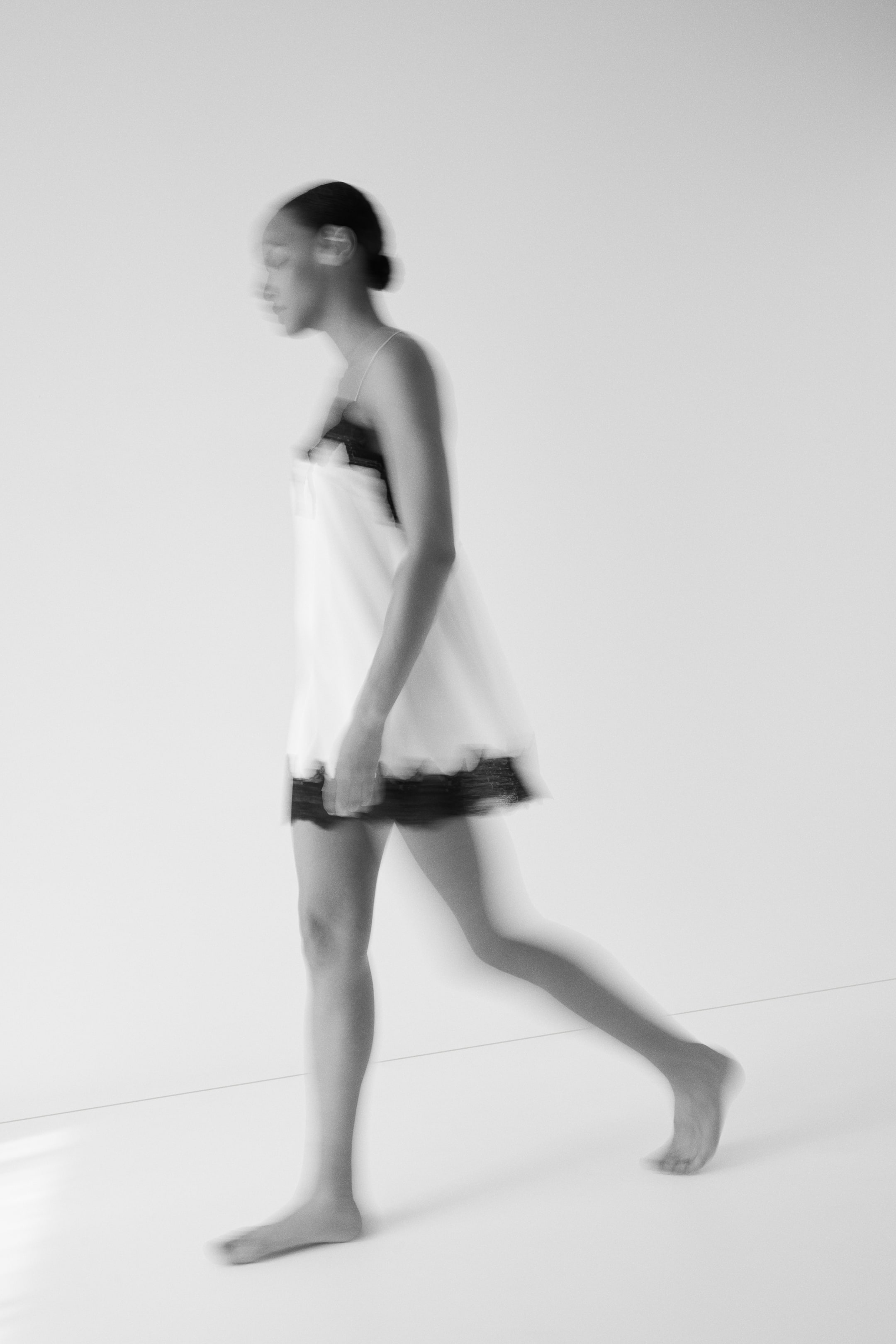 Lace-Trimmed Satin Nightgown