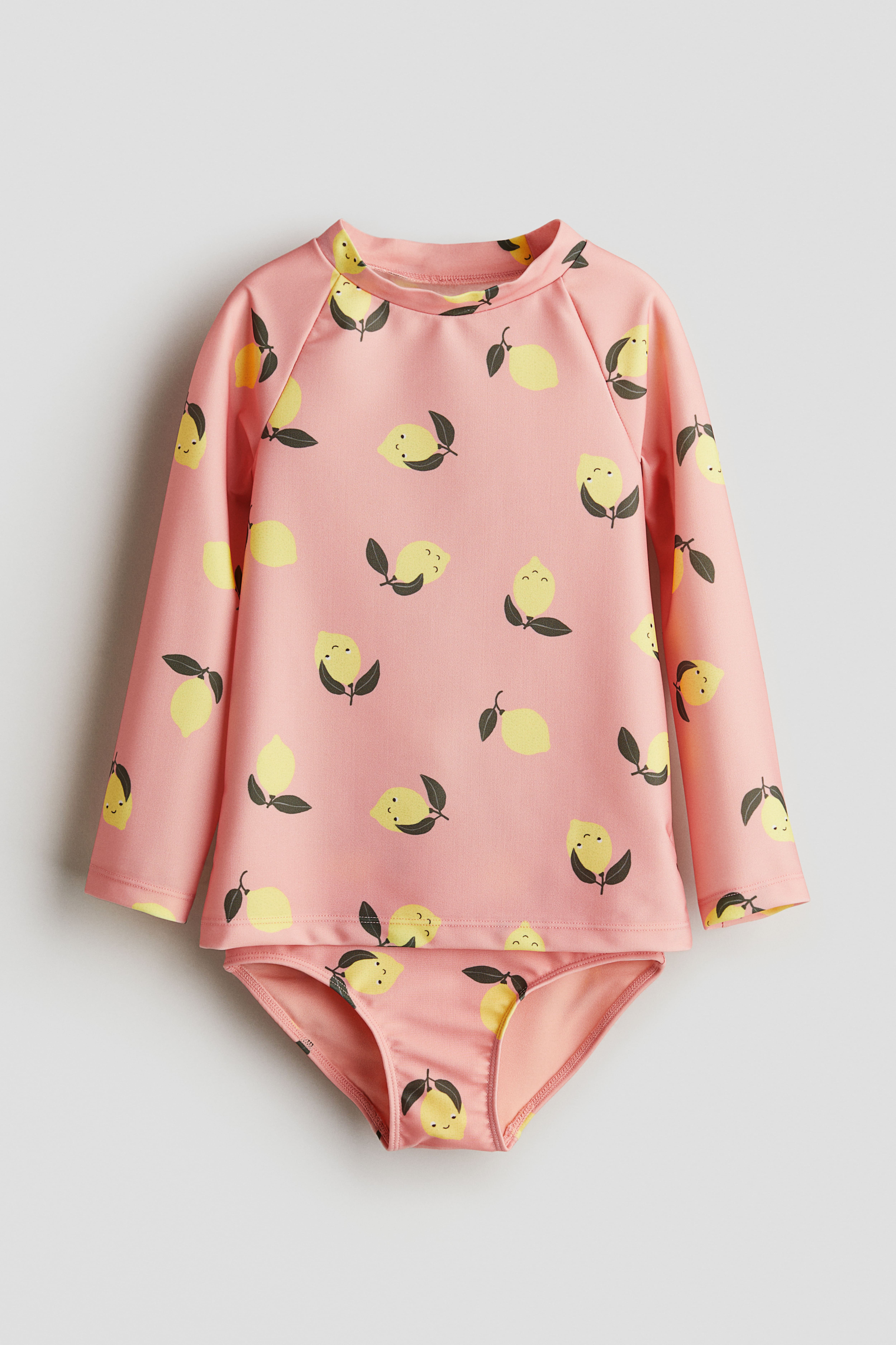 2 piece Swim Set Pink lemons Kids H M US