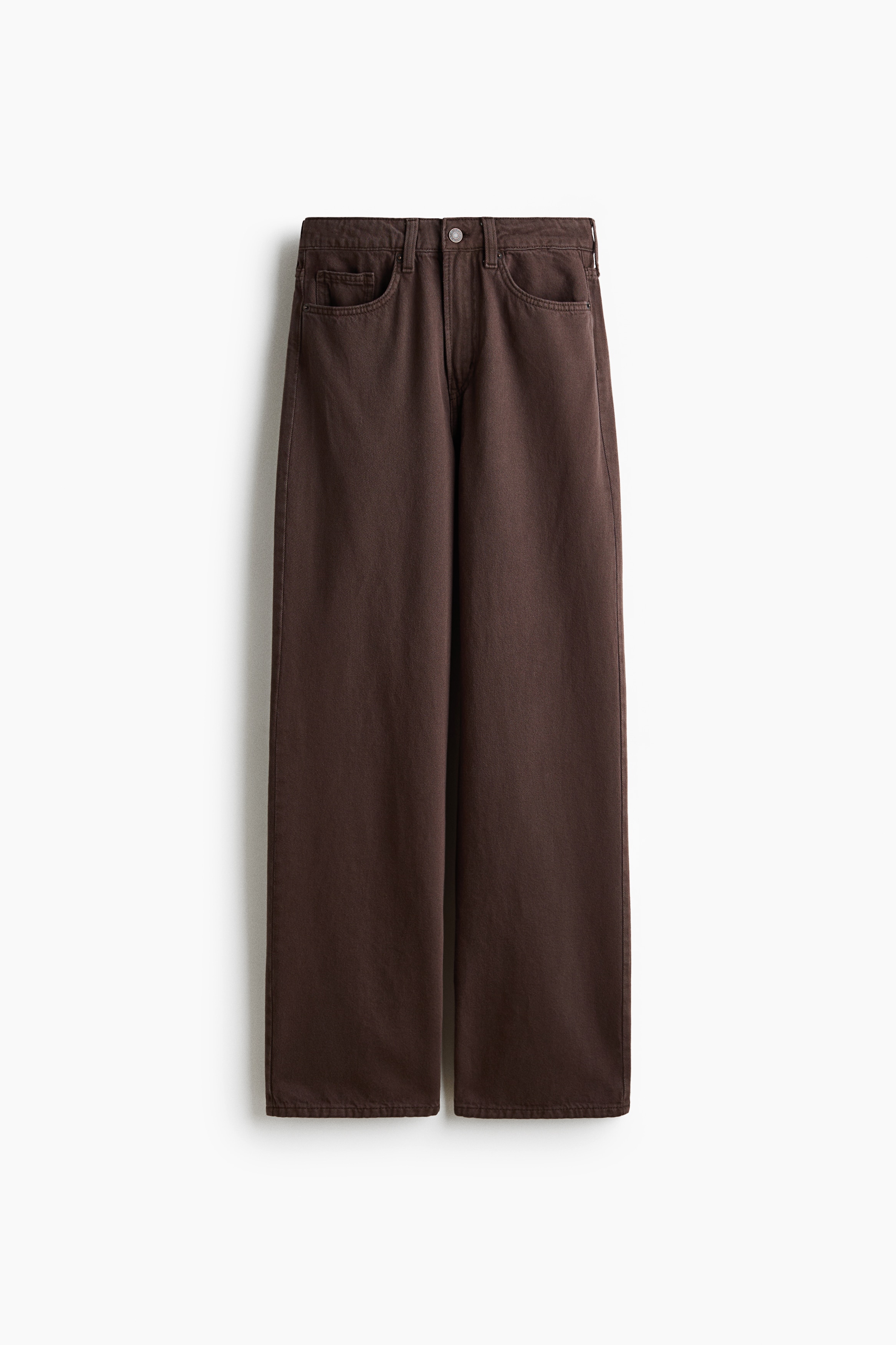 Wide High Waist Jeans - Dunkelbraun/Dunkles Denimblau/Dunkles Denimblau/Denimblau/Marineblaues Denim/Dunkles Denimblau/Denimblau/Dunkles Denimblau/Ausgewaschenes Schwarz/Denimblau/Denimgrau/Weiß/Helles Denimblau/Dunkles Denimblau/Helles Denimblau/Dunkelgrau