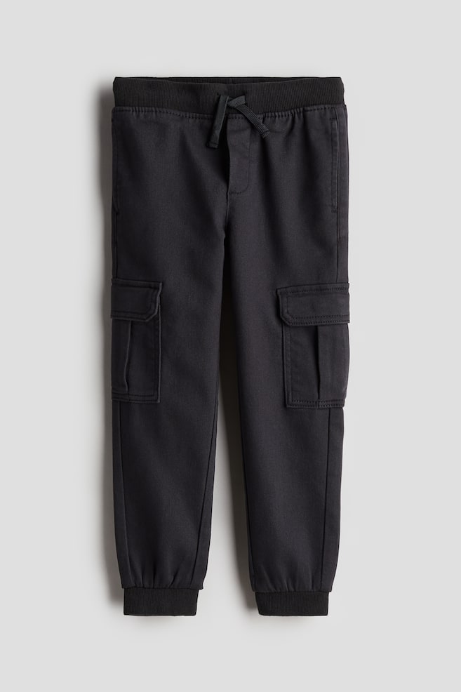 Joggers cargo - Μαύρο/Σκούρο χακί/Σκούρο μπεζ - 1