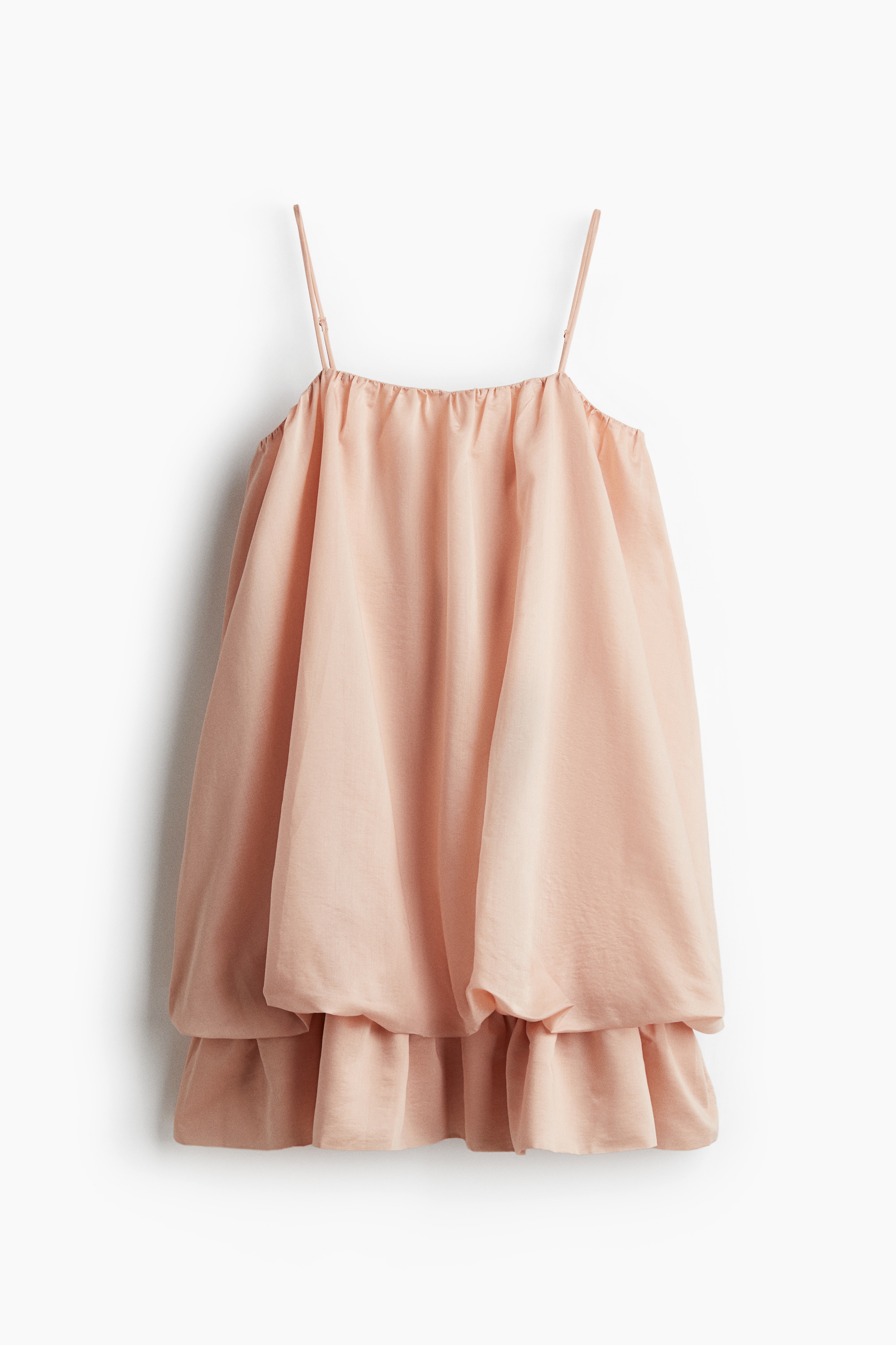 Bubble-hem dress - Powder pink