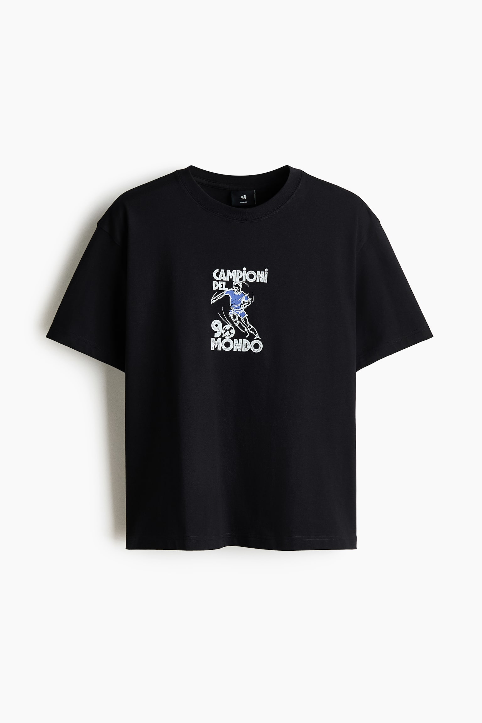 Loose Fit Printed T-shirt - Black/Campioni Del Mondo/Brown/Adapt/Light blue/Wickford Hills/Black/Trust yourself/Black/Keep the wild/Black/Phys. Ed. Class/Khaki green/Adapt/White/Red Rock/Black/Brooklyn/Blue/San Diego/White/Flowever/Brown/Street hoops/White/Next level ready/Turquoise/Emotional currents/White/Pasta