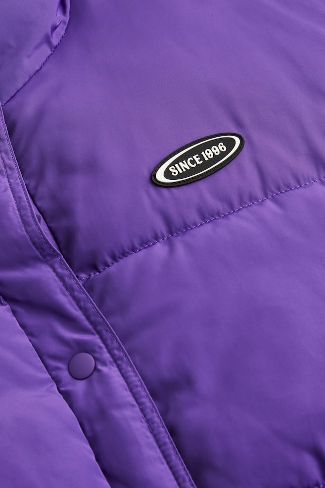 H&M+ Puffer jacket - Purple/Beige - 2