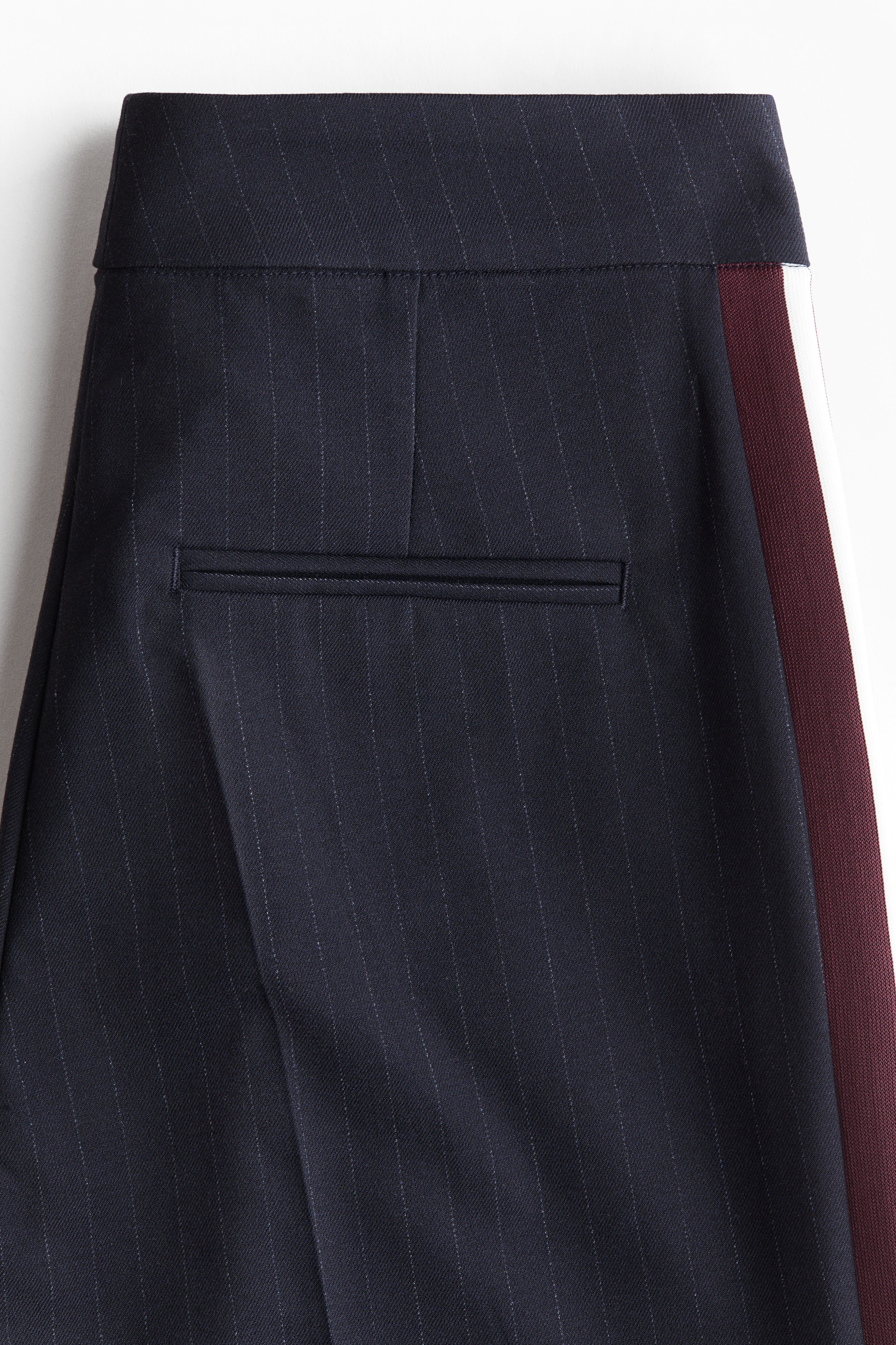 Side-striped tailored trousers