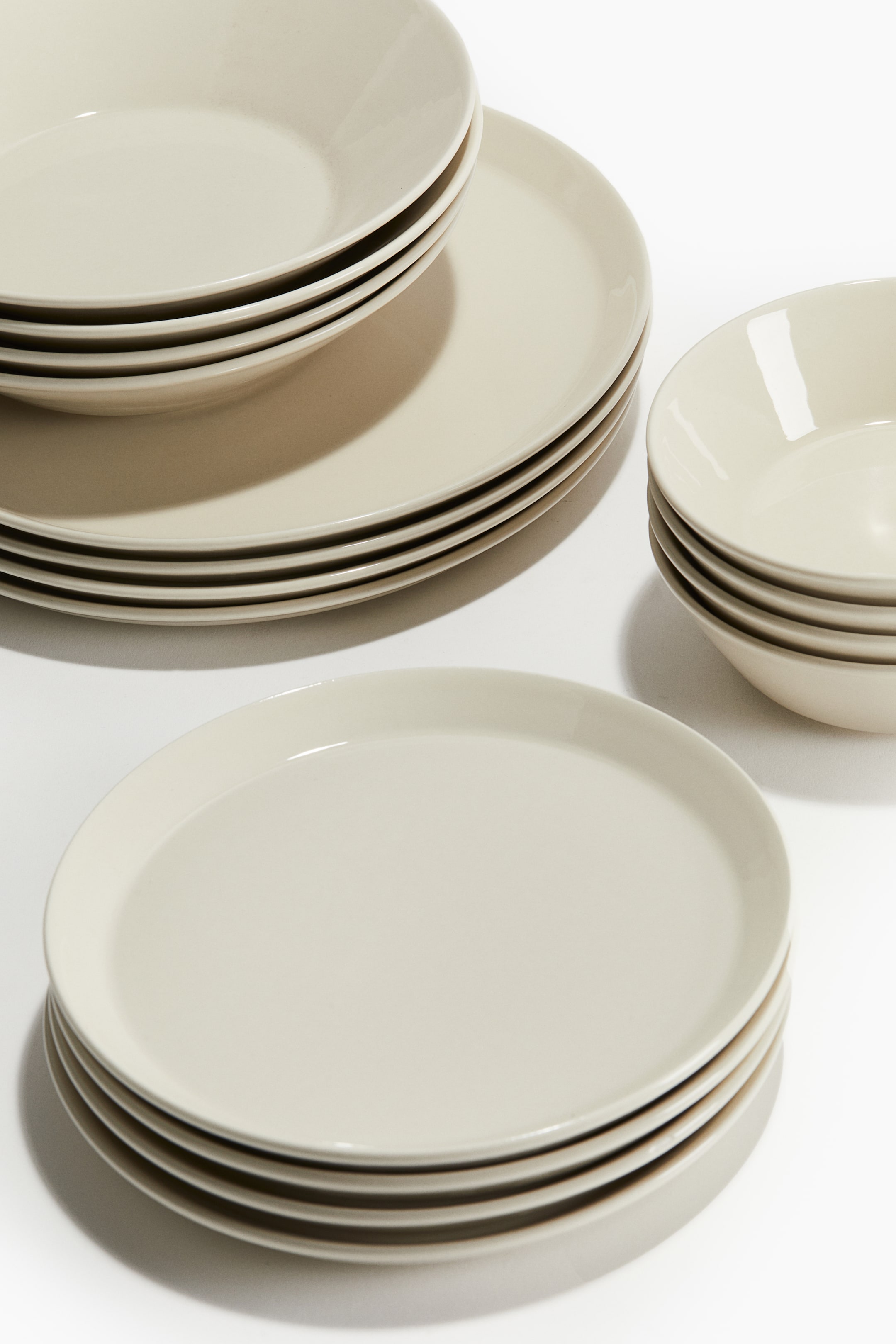 4-pack stoneware bowls - White - Home All | H&M GB