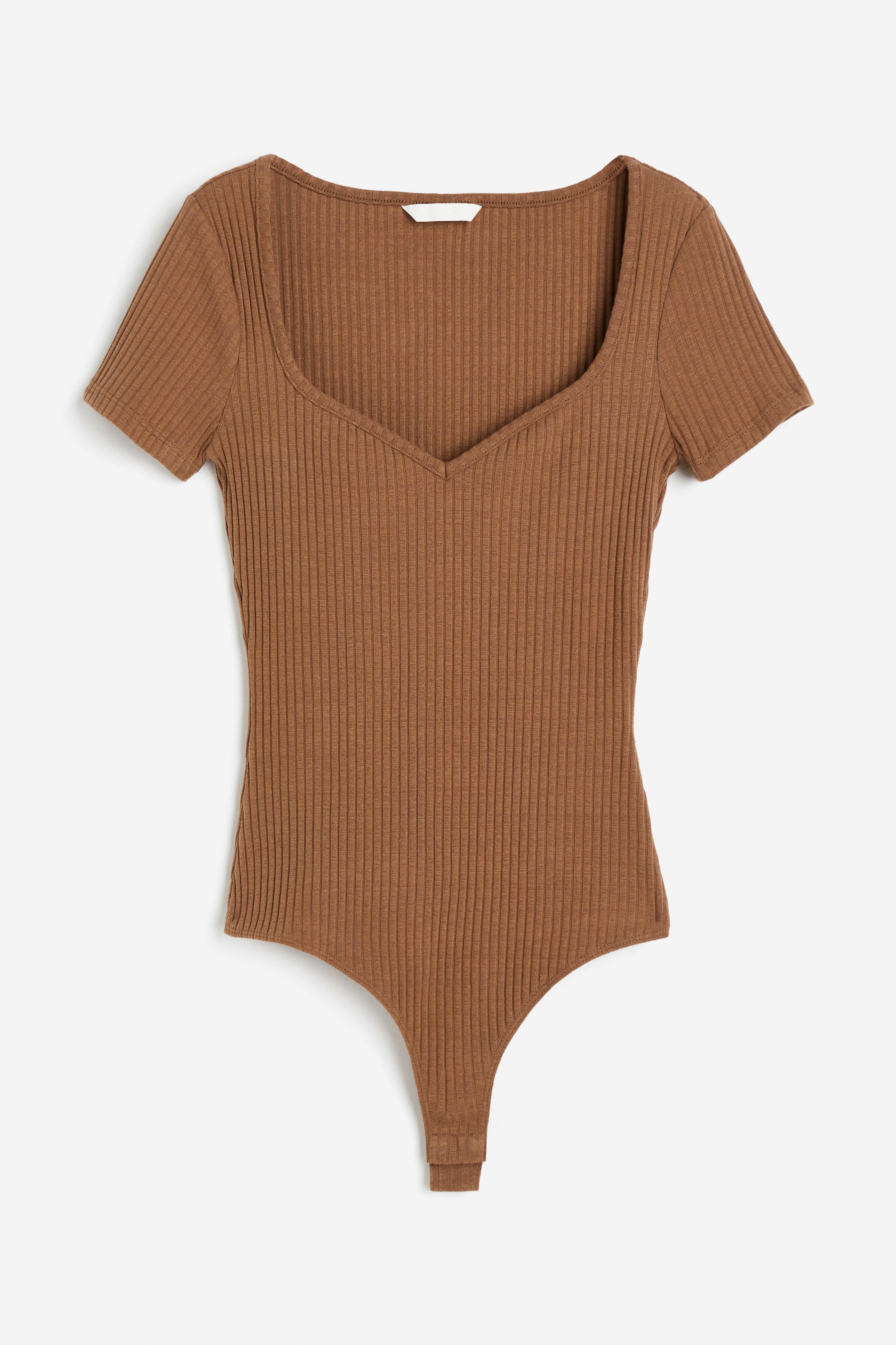 Ribbed Thong Bodysuit