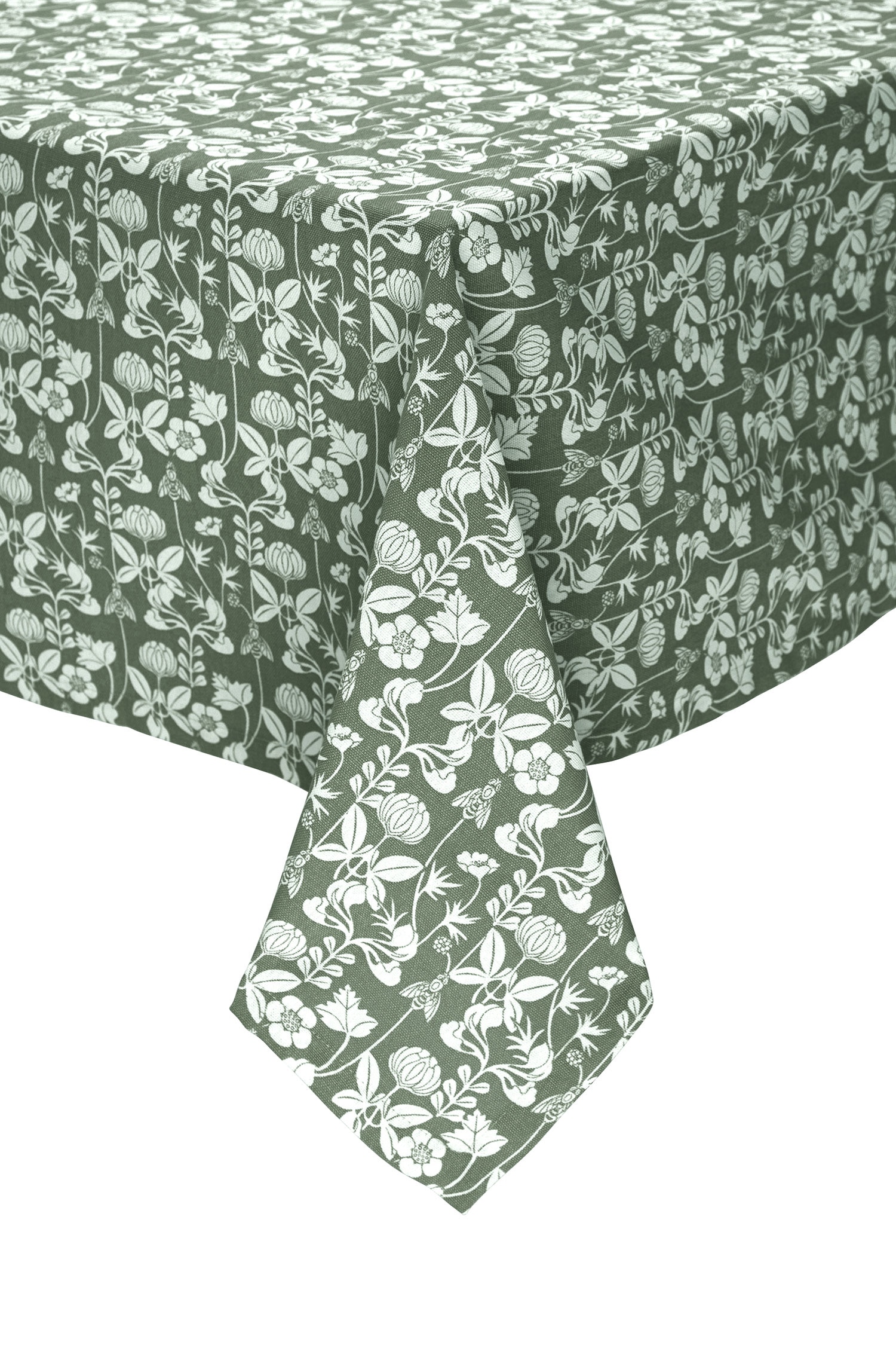 Svanefors - De Mina Duk - Mossgrön - size: 140x280