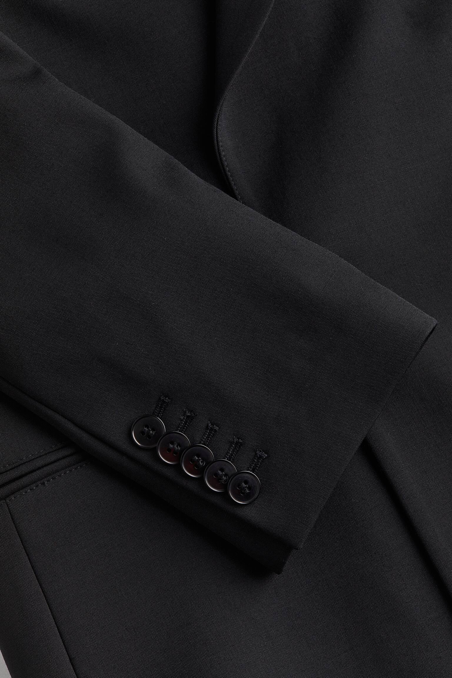 Áo blazer len pha - Màu đen đêm - 2