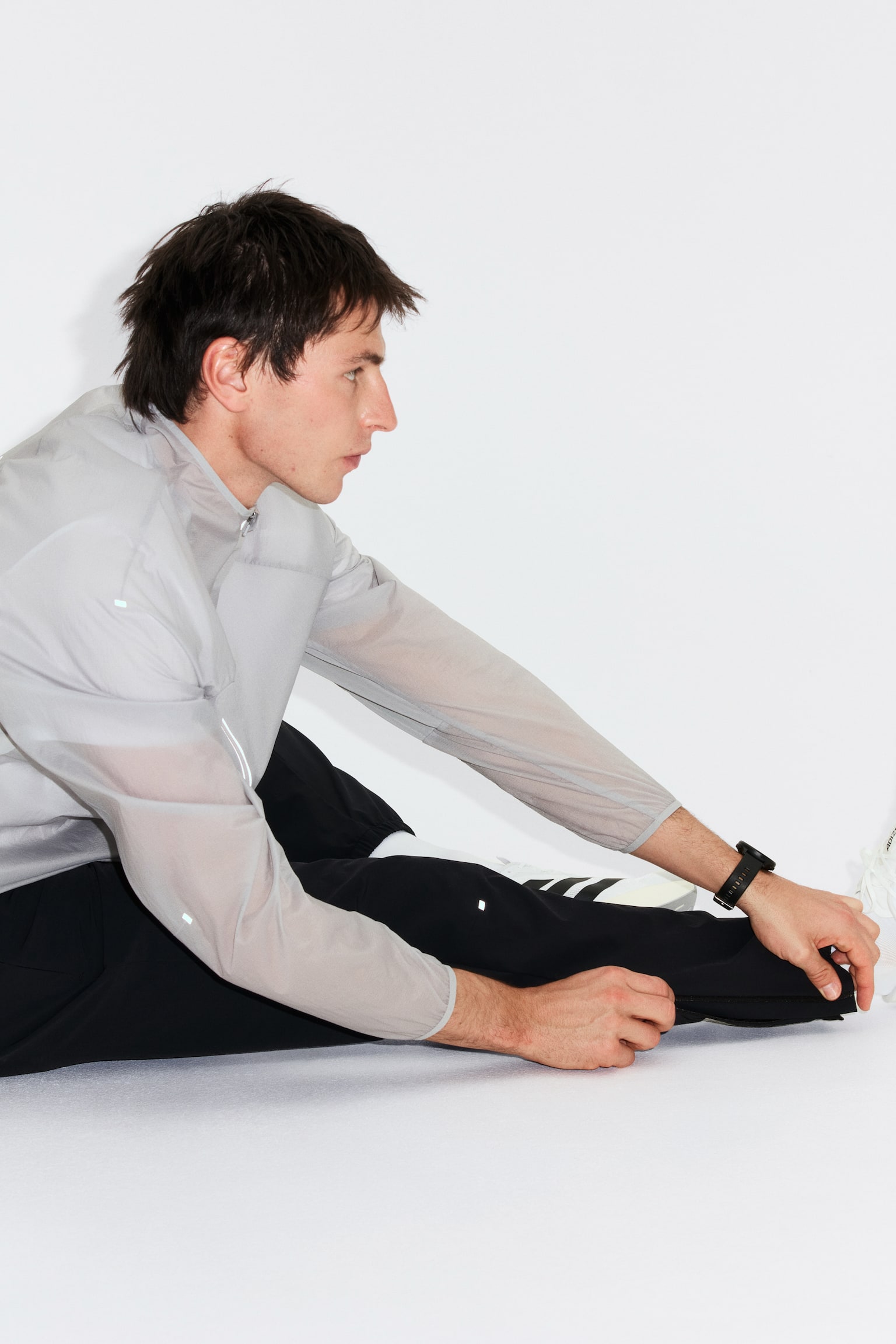 Lightweight water-repellent running trousers - Black - 6