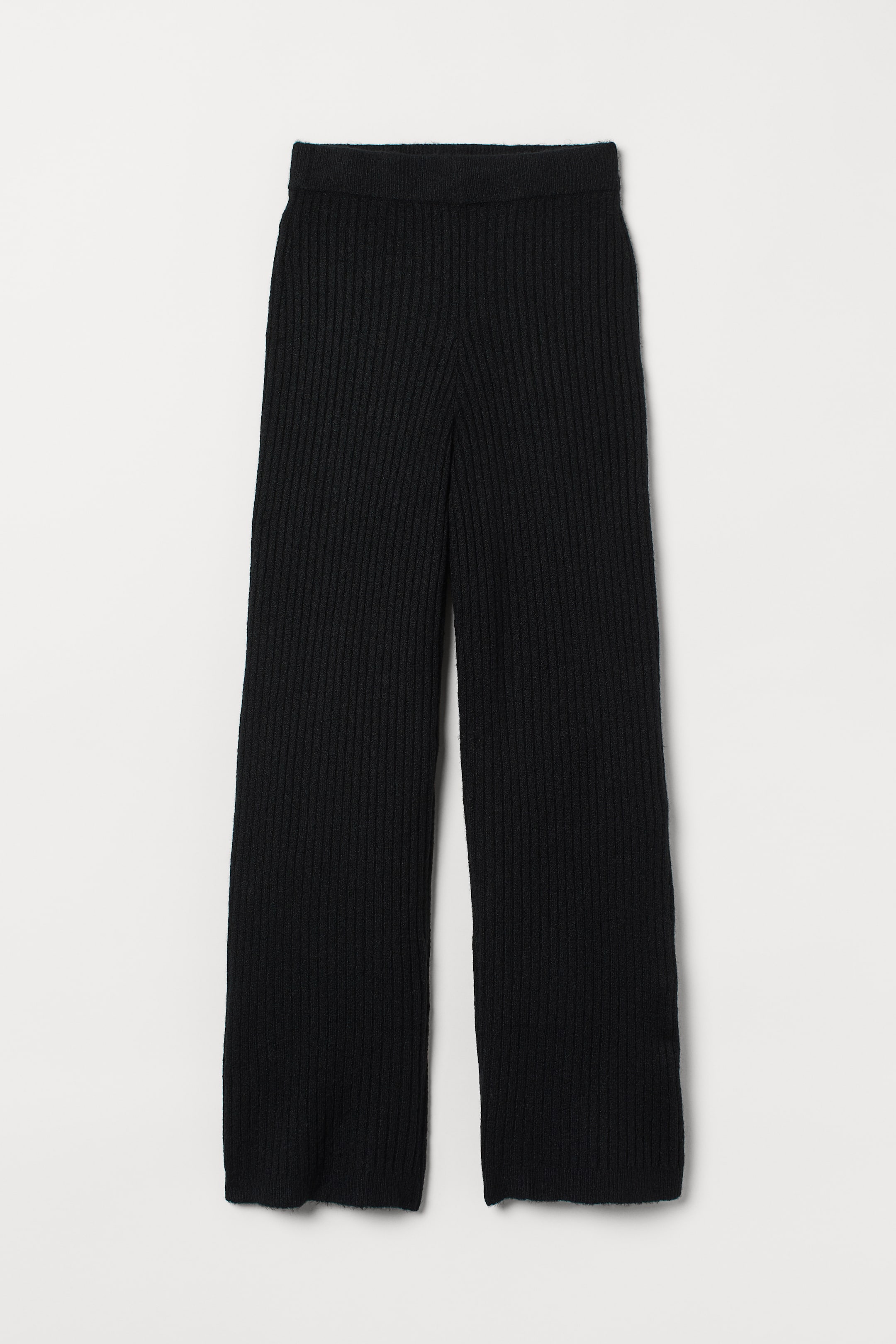הצגת תמונה גדולה יותר: מכנסי סריג - שחור - Ladies | H&M IL 1