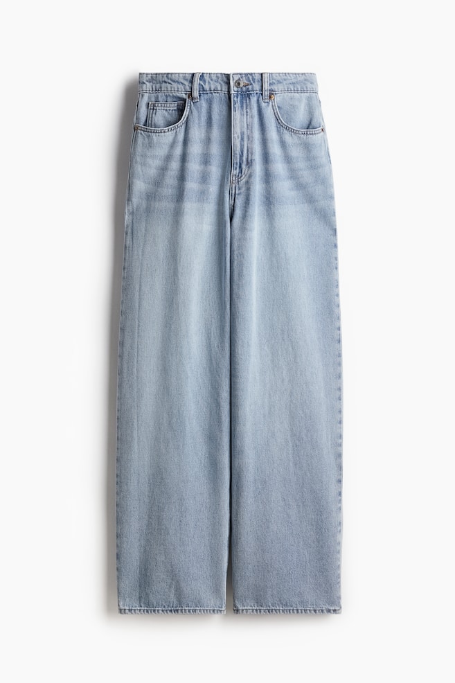 Wide Regular Jeans - Light denim blue/Light denim blue - 1