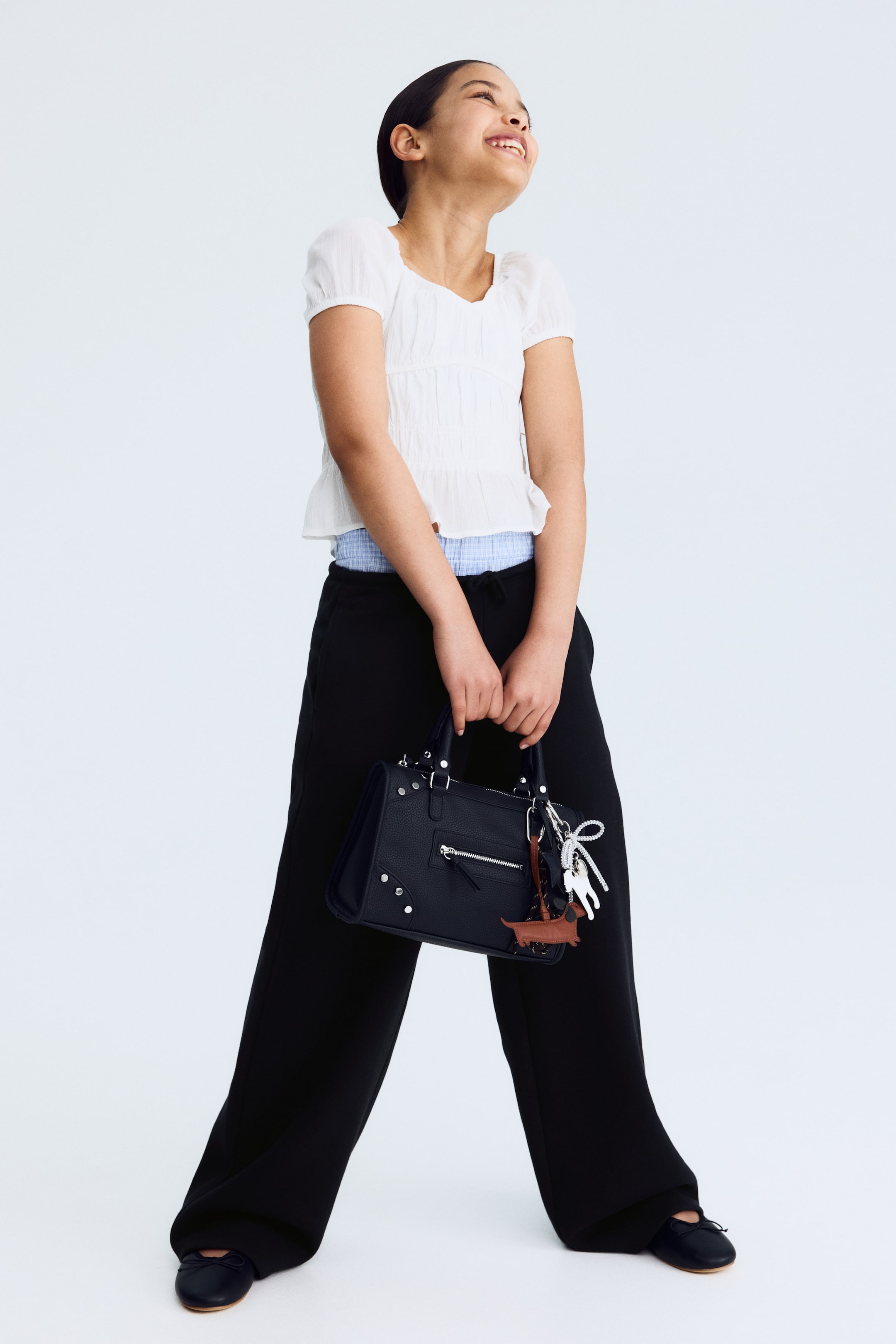 Детские брюки H&M Brushed-Inside Joggers — фото 3