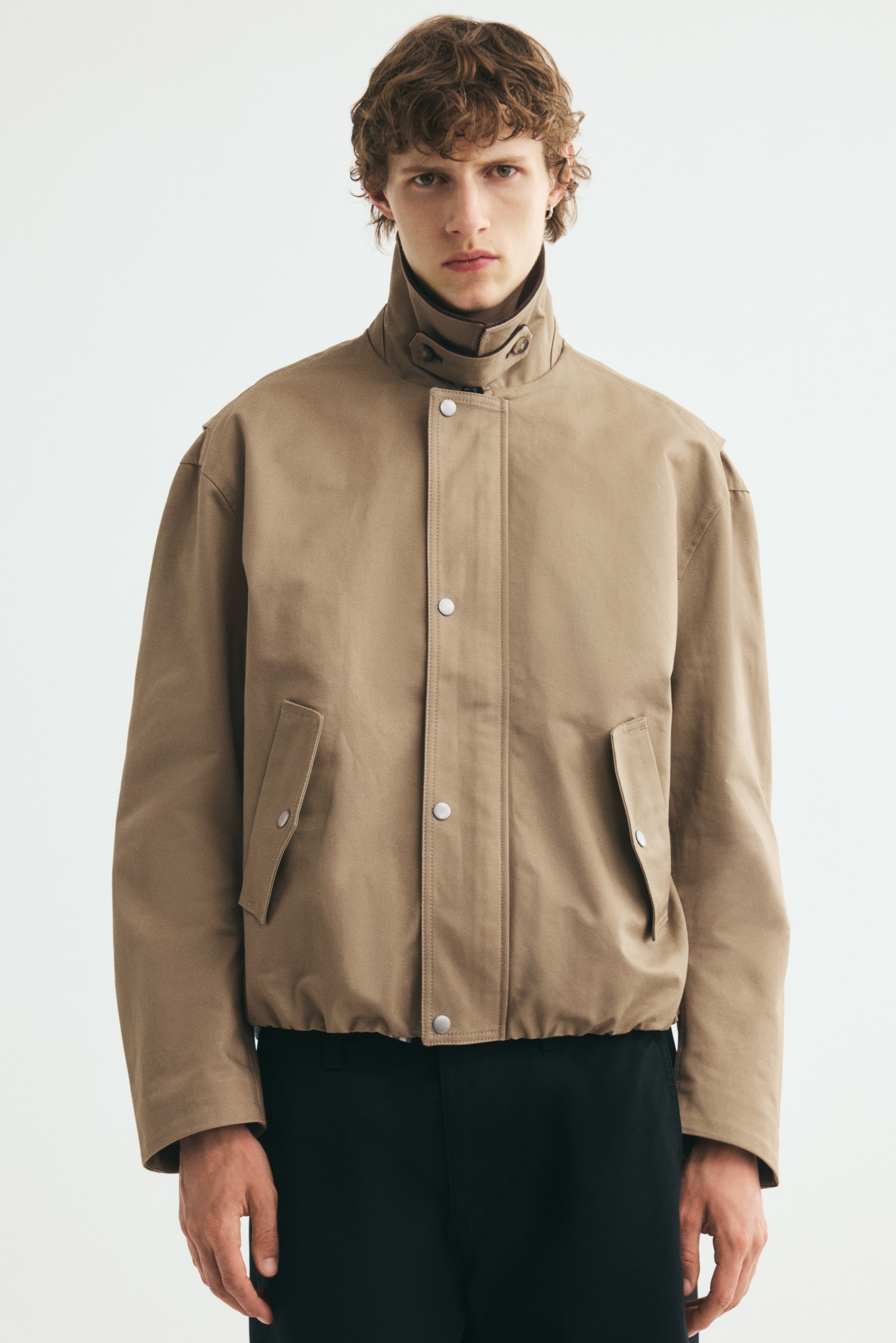Мужские куртки H&M Twill Workwear Jacket — фото 5