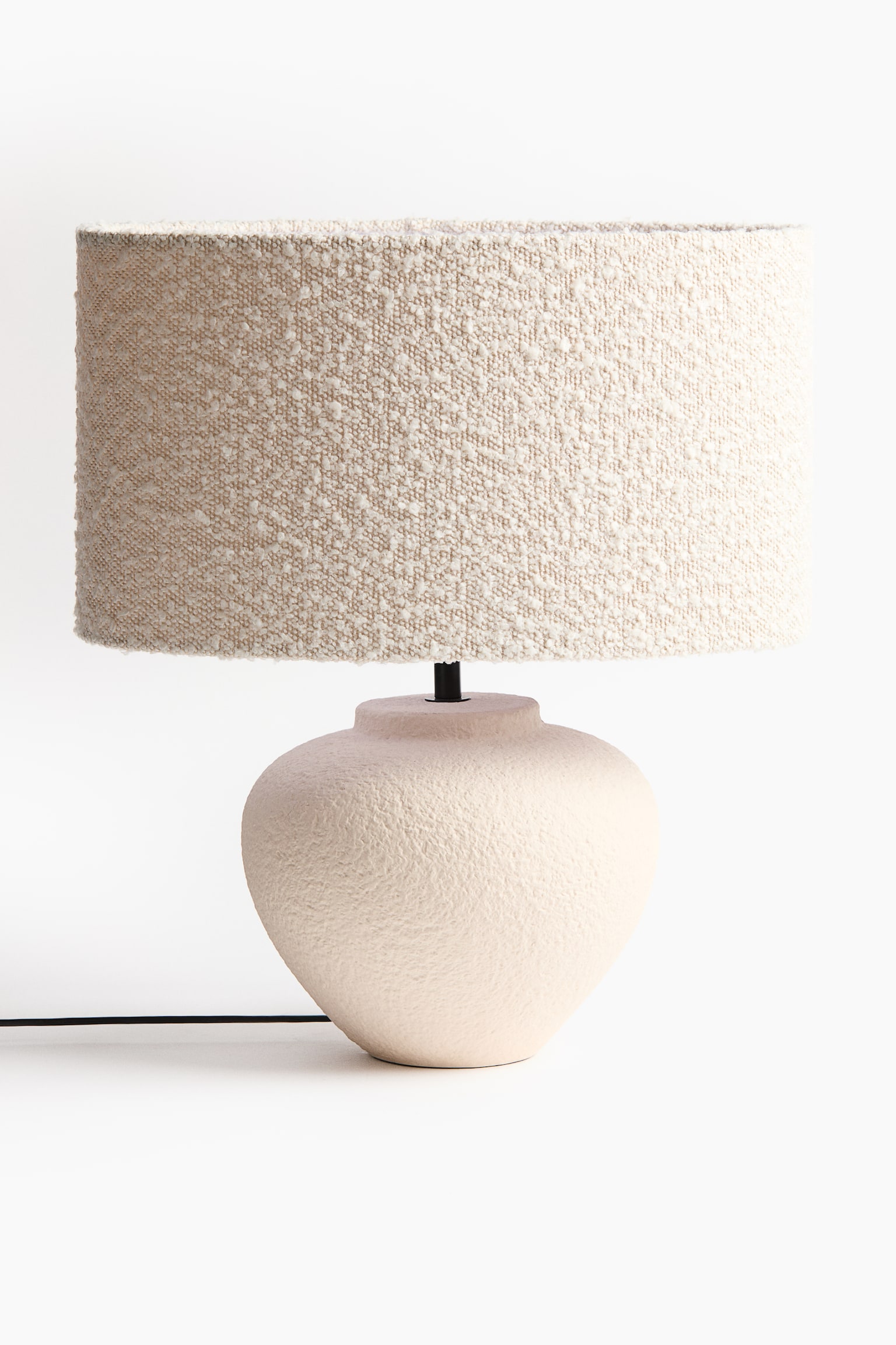 Paralume bouclé - Beige chiaro - 2