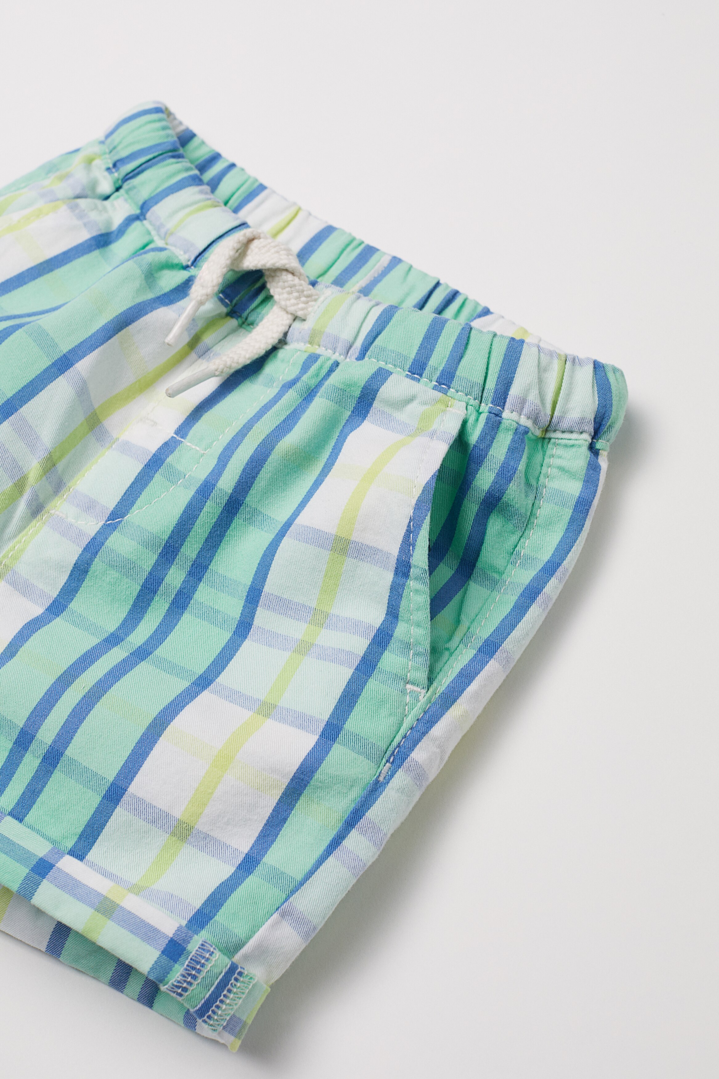 Short à Carreaux H&M Taille 164 - Modèle SH316, Occasion Très Bon état, Idéal été