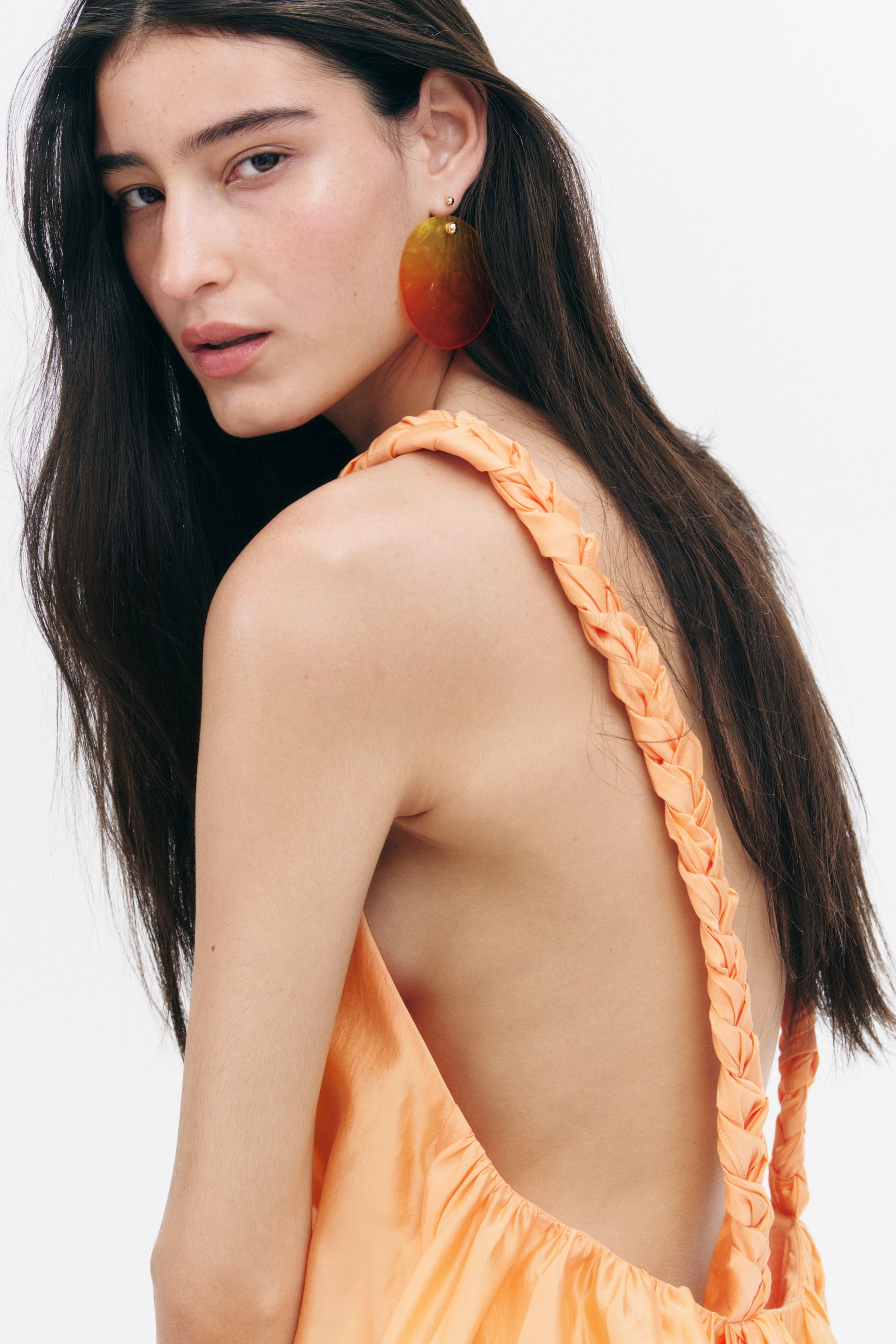 Braided-Detail Mini Dress