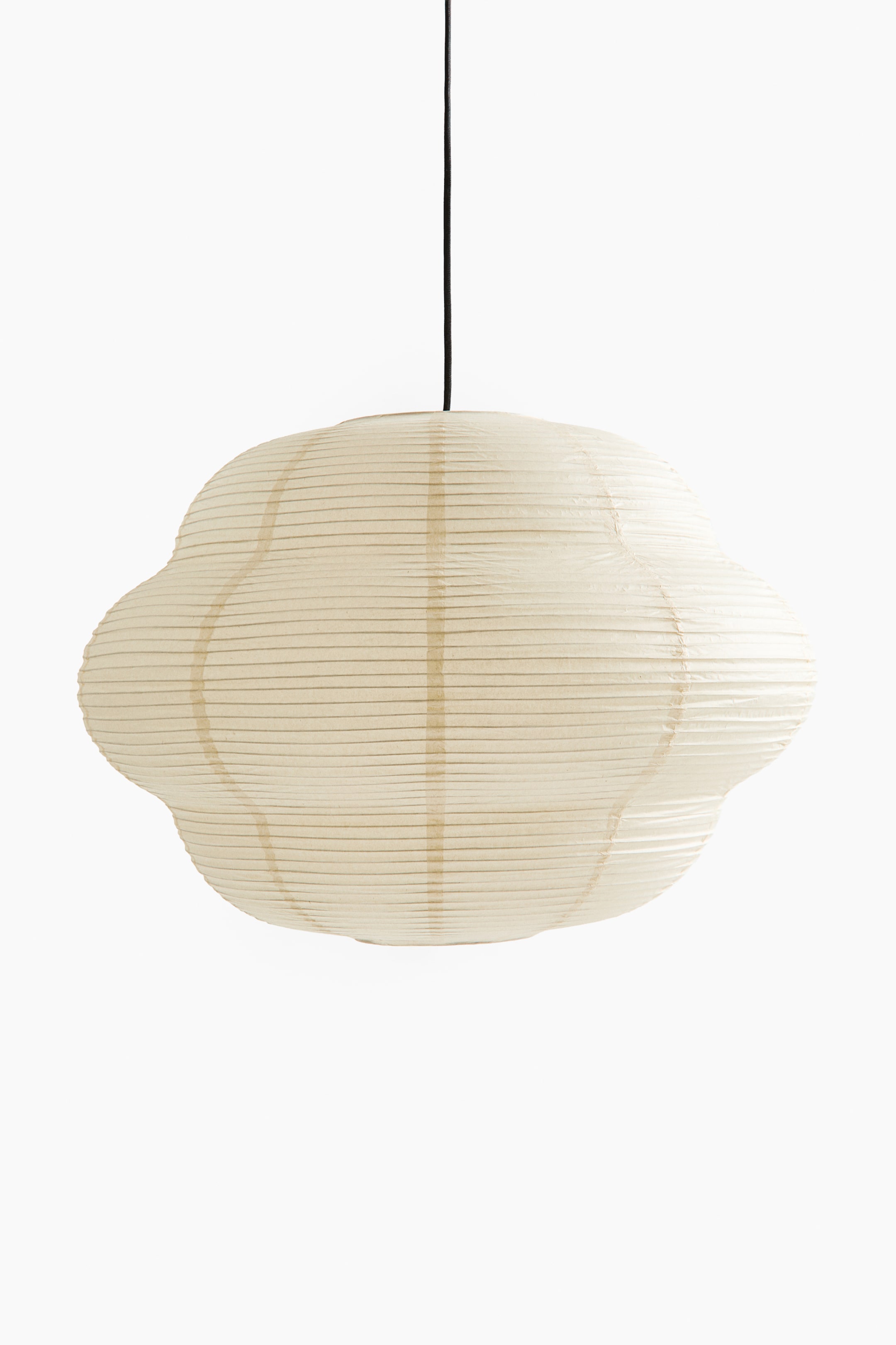 Größeres Bild ansehen: Pendelleuchte aus Reispapier - Hellbeige - Home All | H&M DE 1