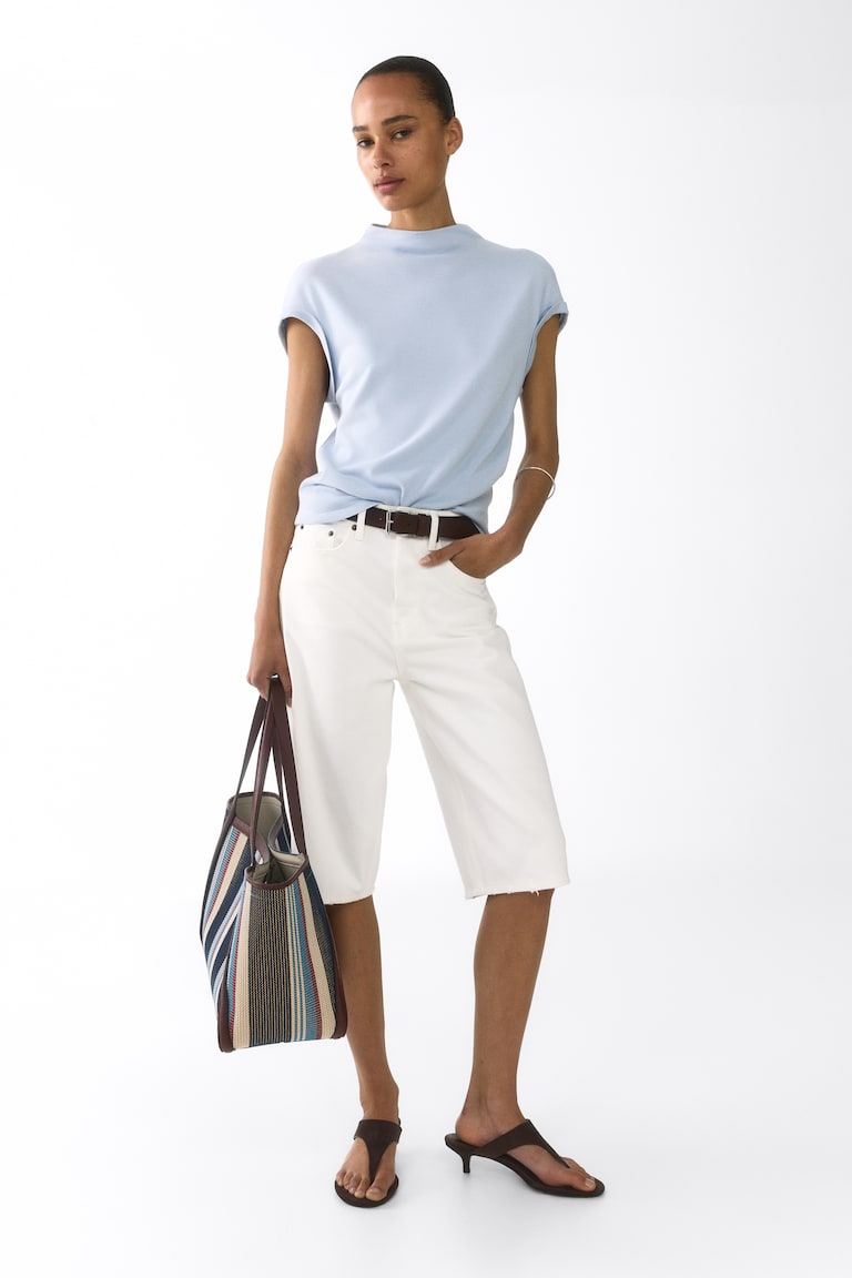 Drapirana bluza od finog pletiva