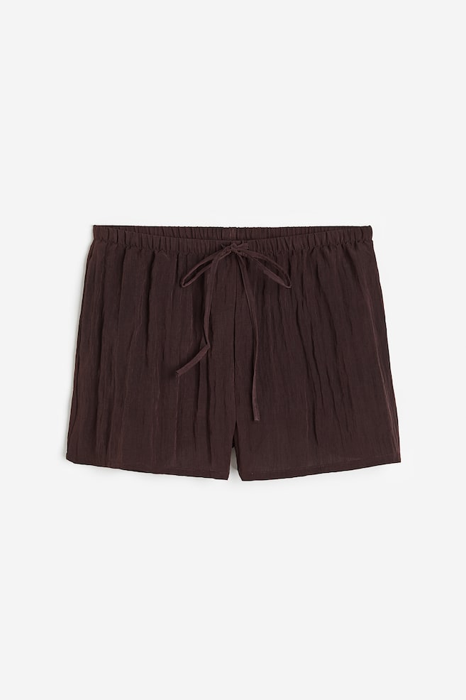 Shorts - Dark brown/Cream - 1