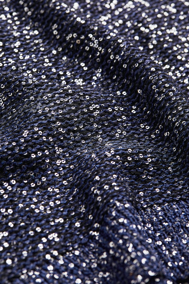 Sequined skirt - Dark blue - 4