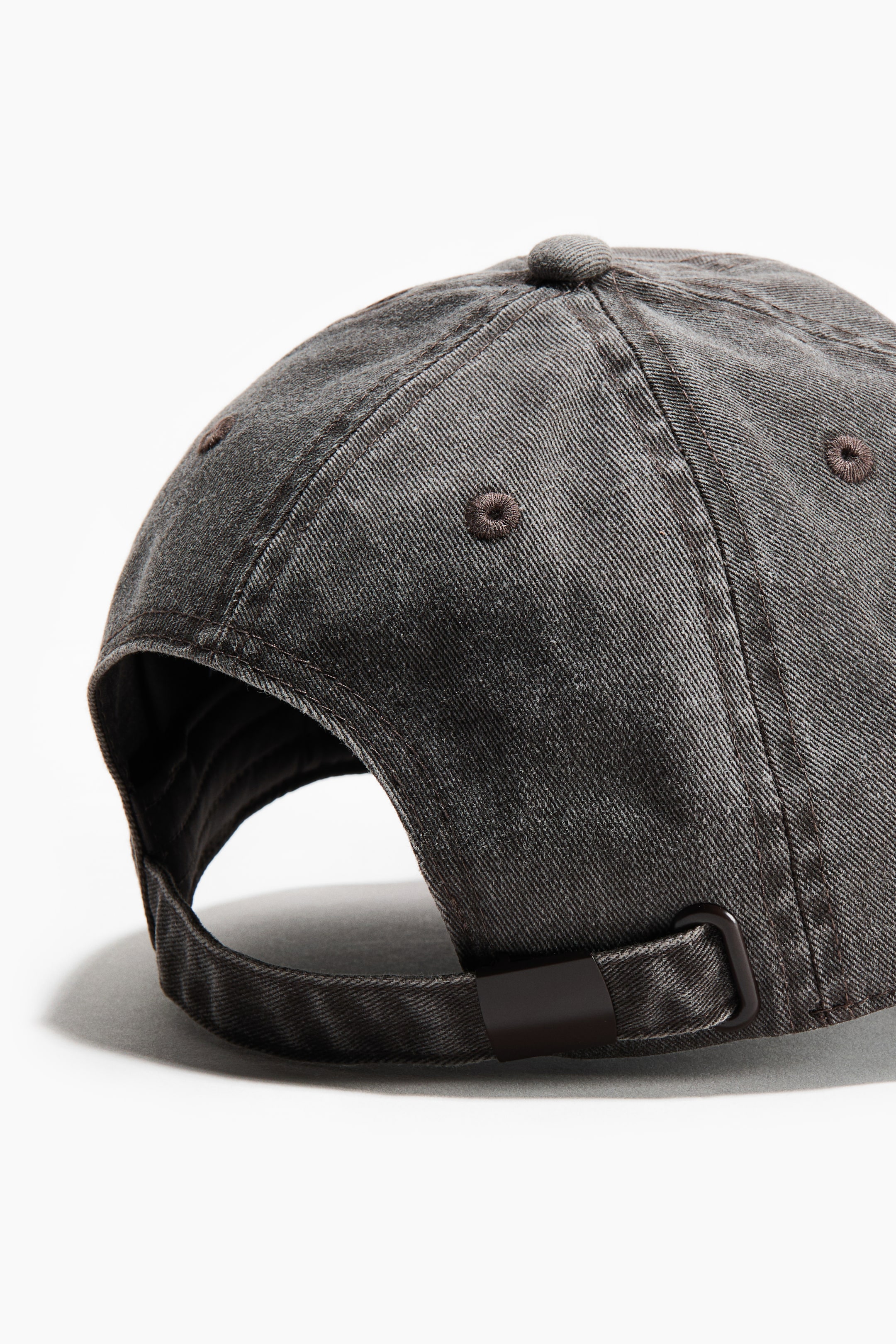 Ampliar la imagen: Gorra en sarga con bordado - Café oscuro/Balance - Ladies | H&M MX 2