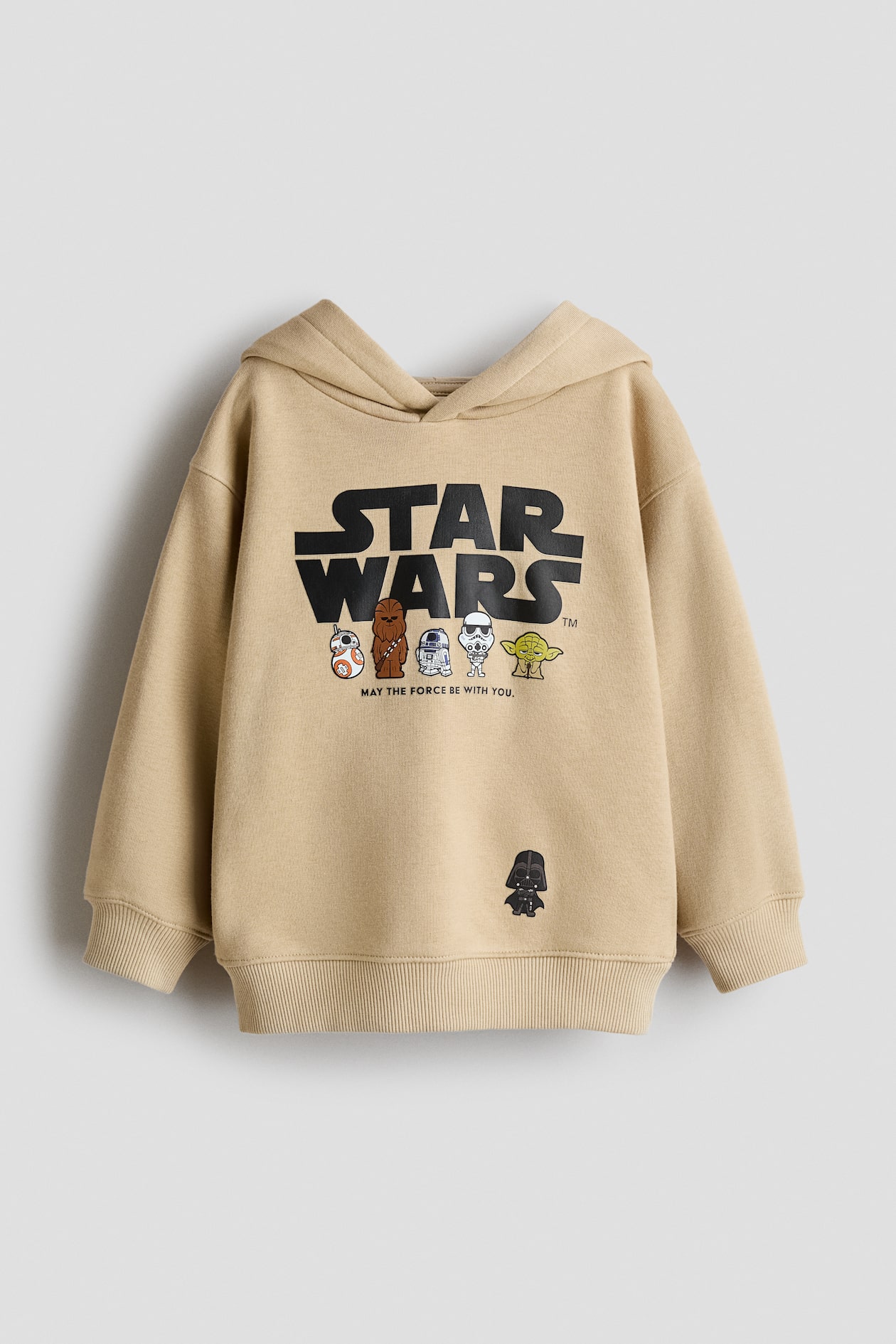Beige/Star Wars Hoodie with Printed Motif for kids | H&M US