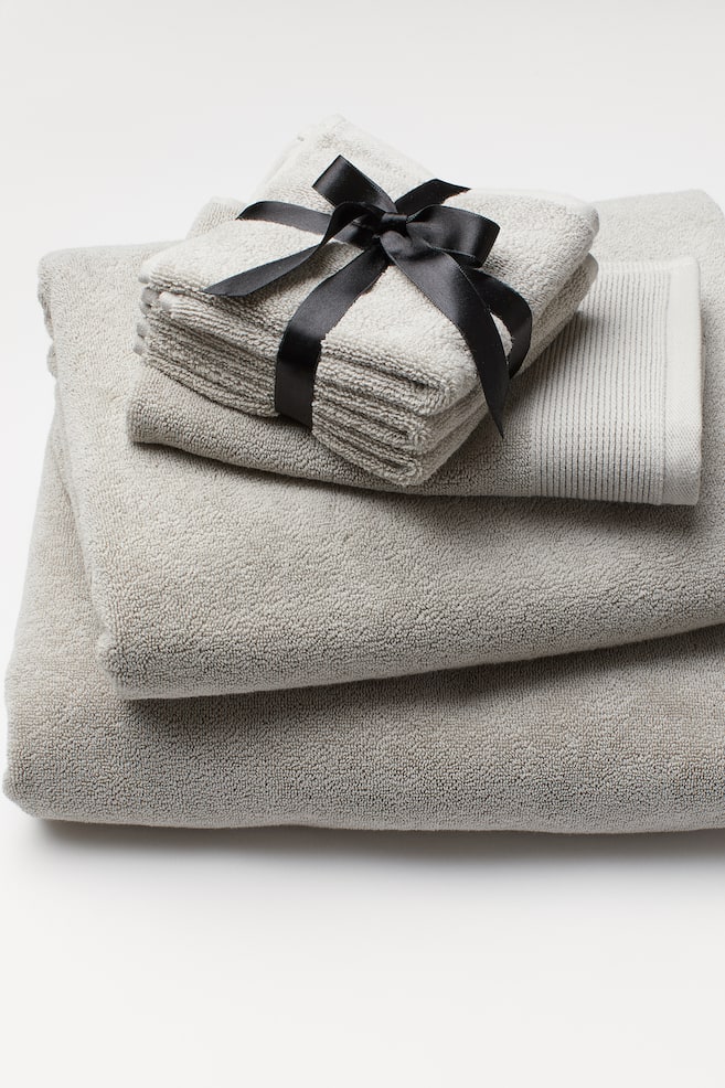 Ręcznik dla gości - Jasny brązowoszary - 4