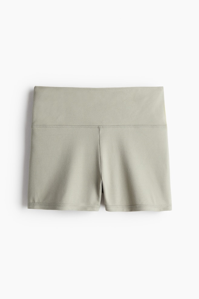 Jersey Hot Pants - Light khaki green/Nearly black - 1