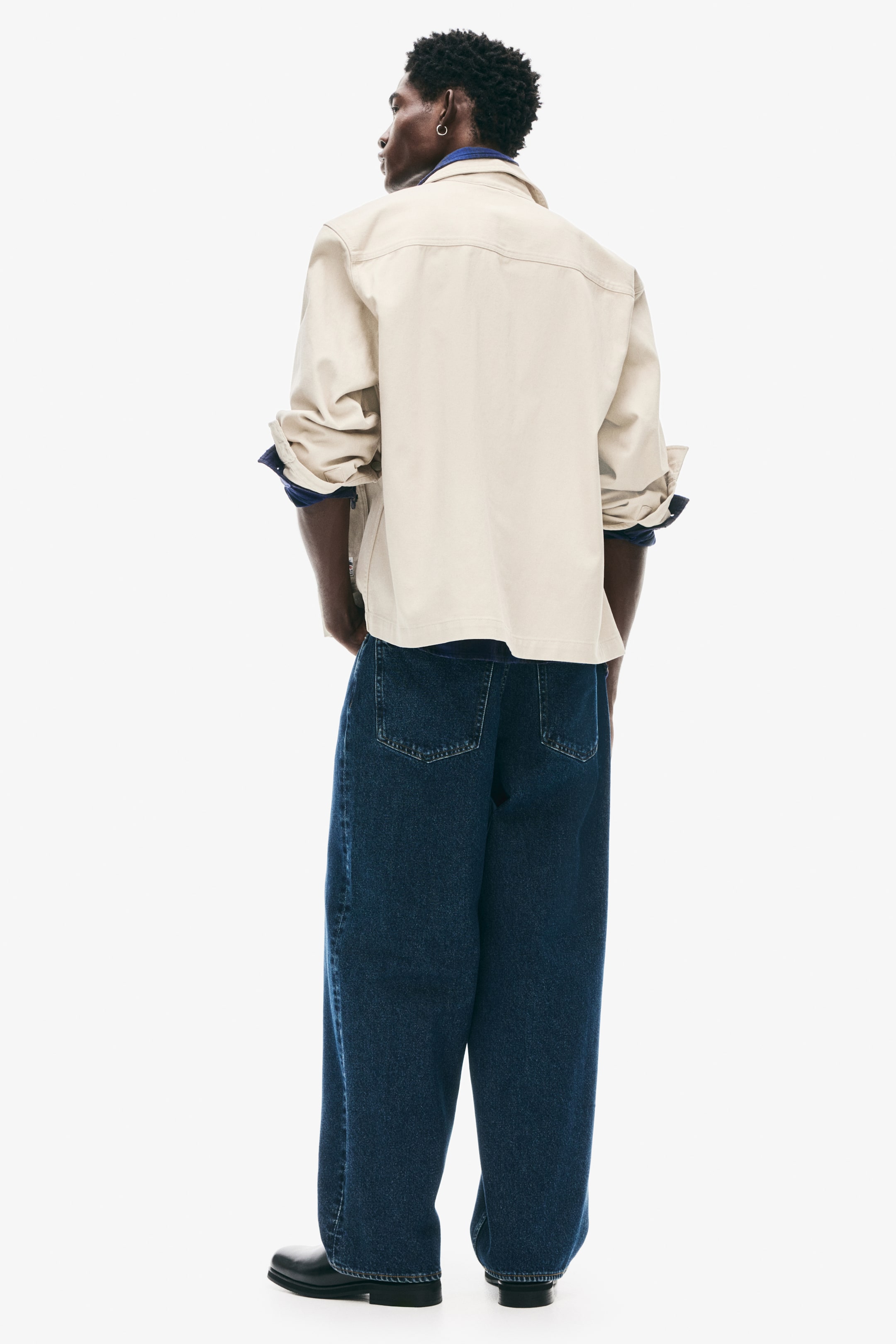 View larger image: Baggy Jeans - Dark denim blue - Men | H&M HK 4