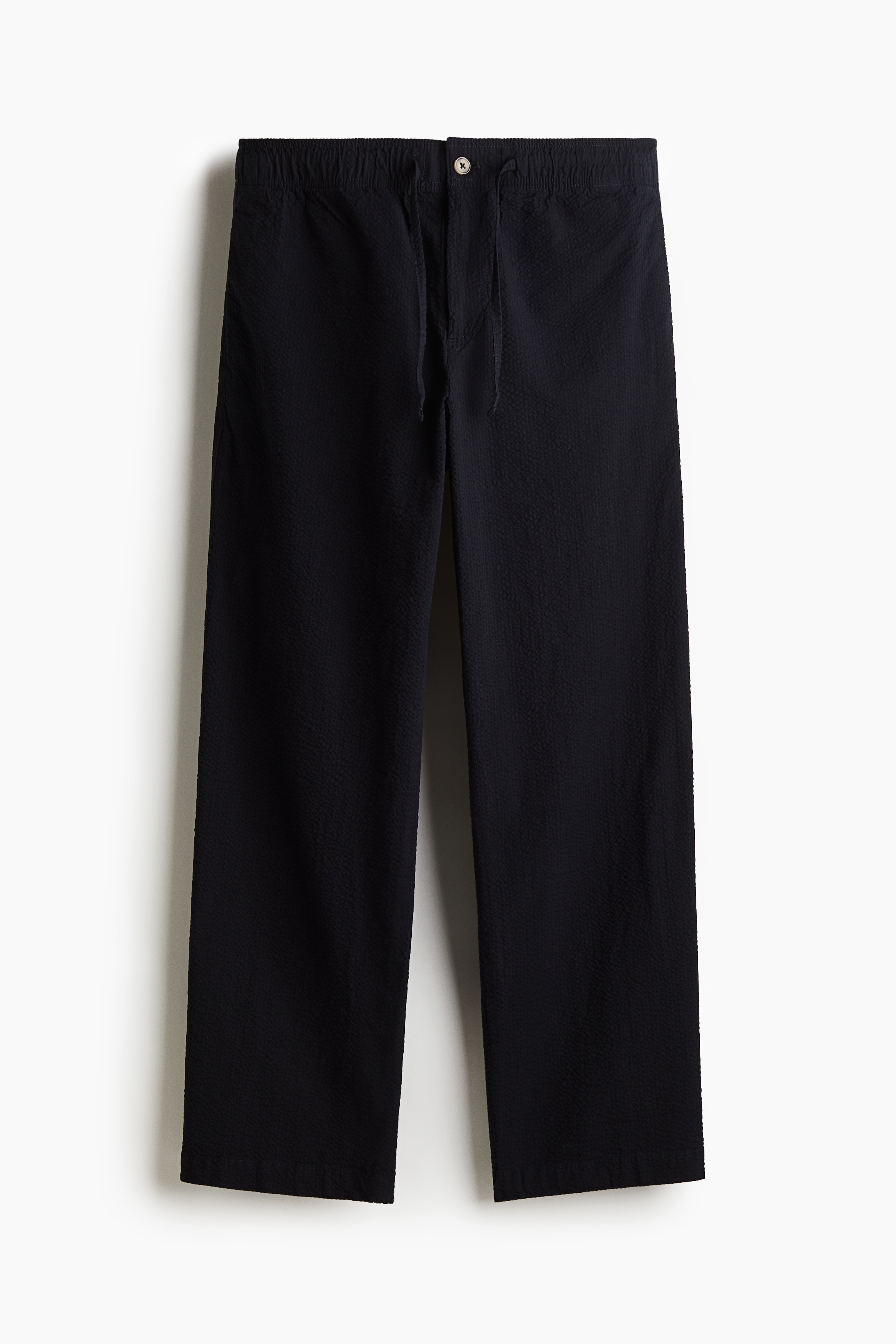 Pantalón de sirsaca Relaxed Fit - Azul marino