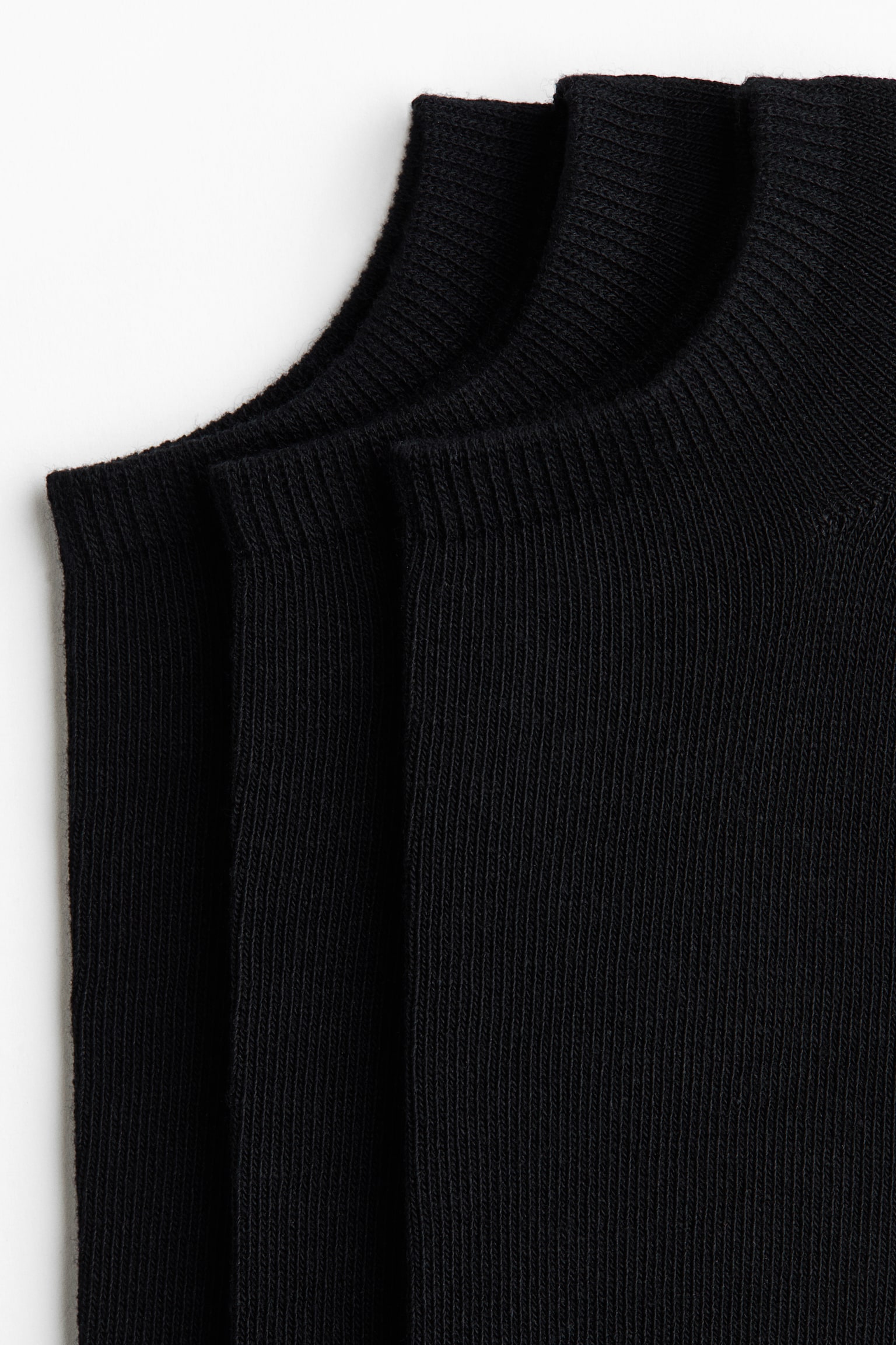 מארז 7 זוגות קרסוליות - שחור/לבן - 3