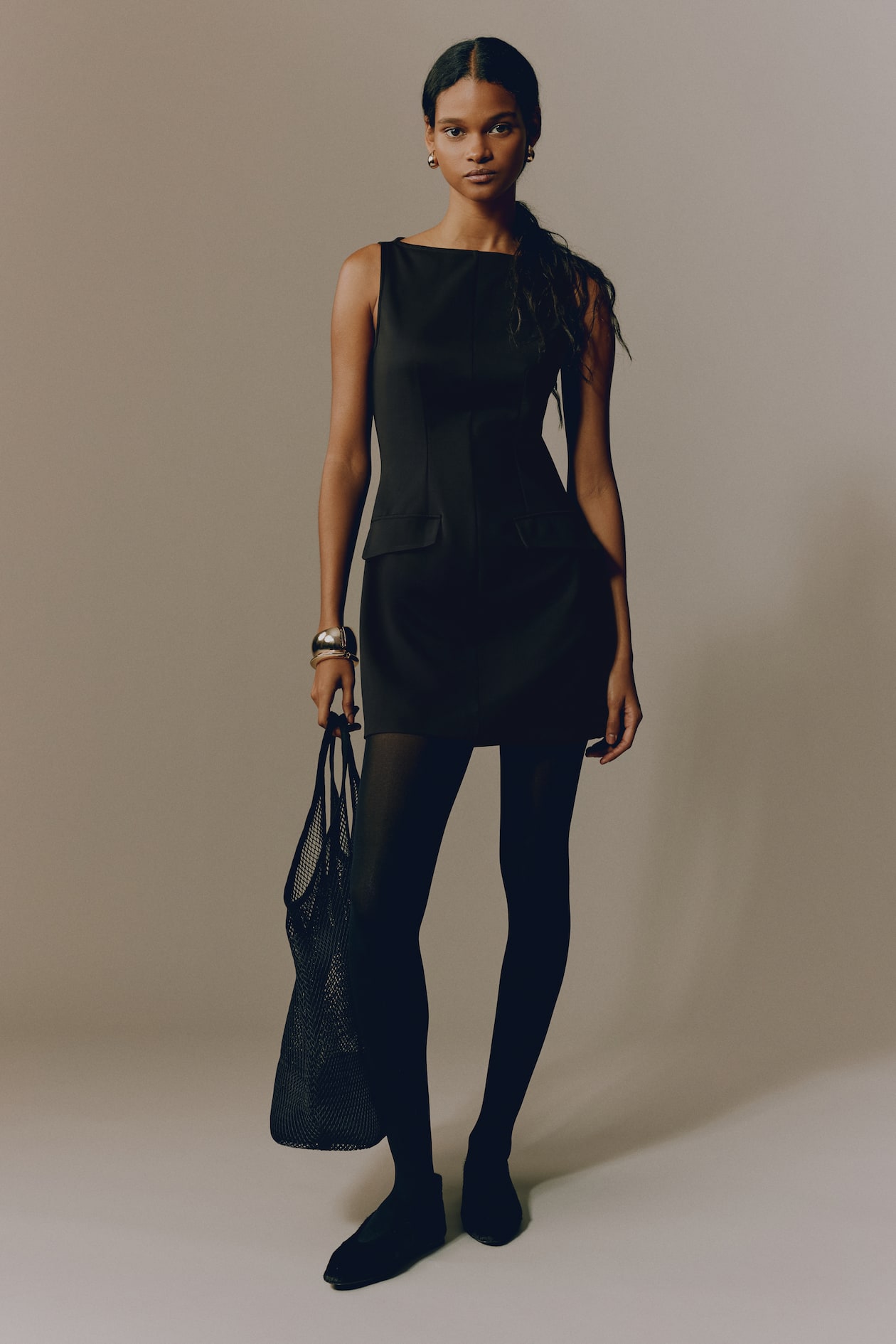 Boat-Neck Dress - image 5