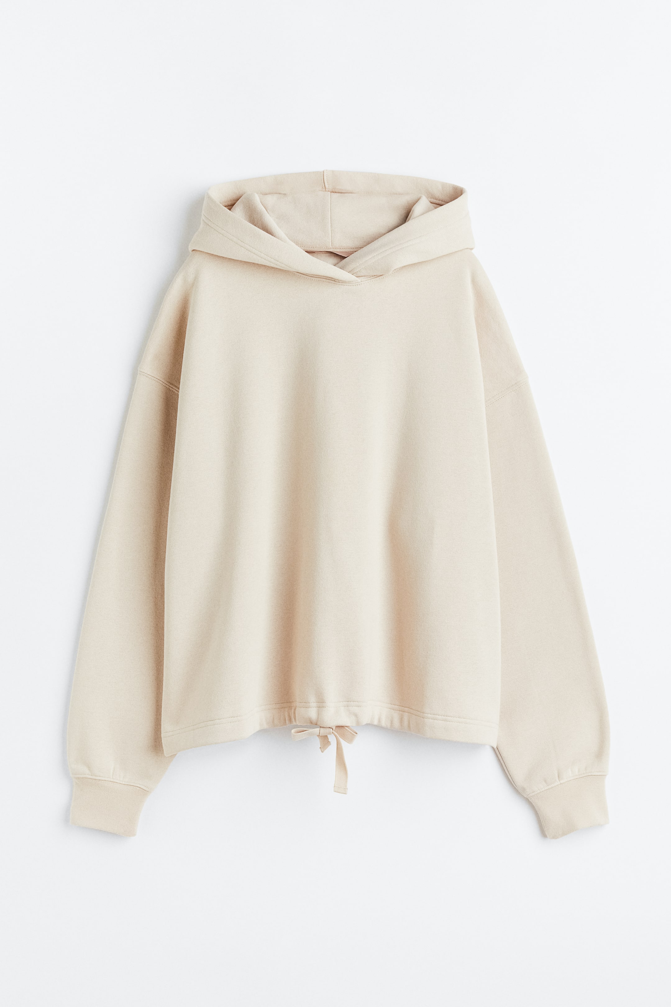 Boxy Drawstring Hoodie