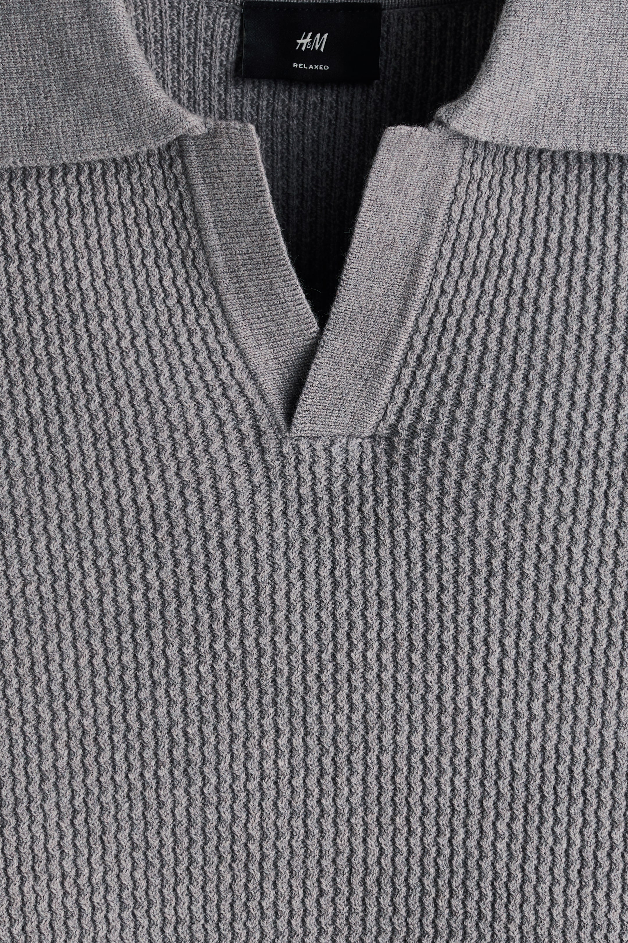 Relaxed-Fit Knit Polo Shirt