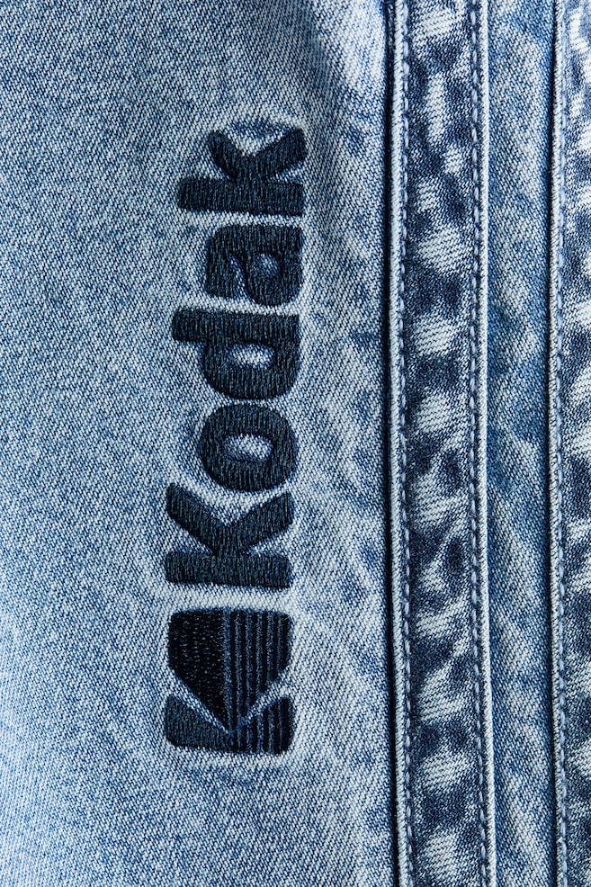 Straight Regular Waist Jeans - Màu xanh denim nhạt/Kodak - 4