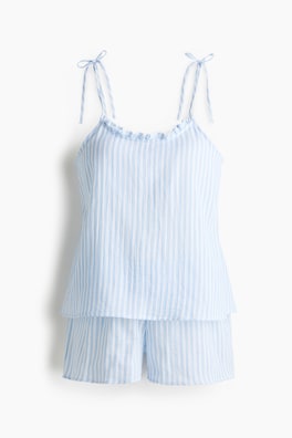 MAMA Pyjamas i bomullsmuslin