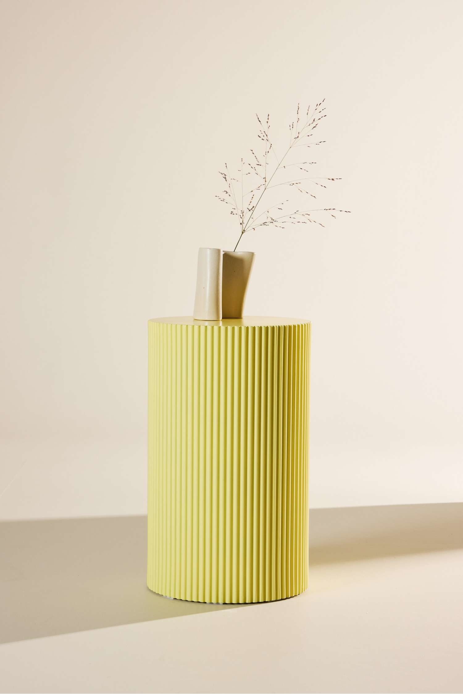 Lenox Side Table - Mdf, Yellow/Mdf, Burgundy/Mdf, Light Green