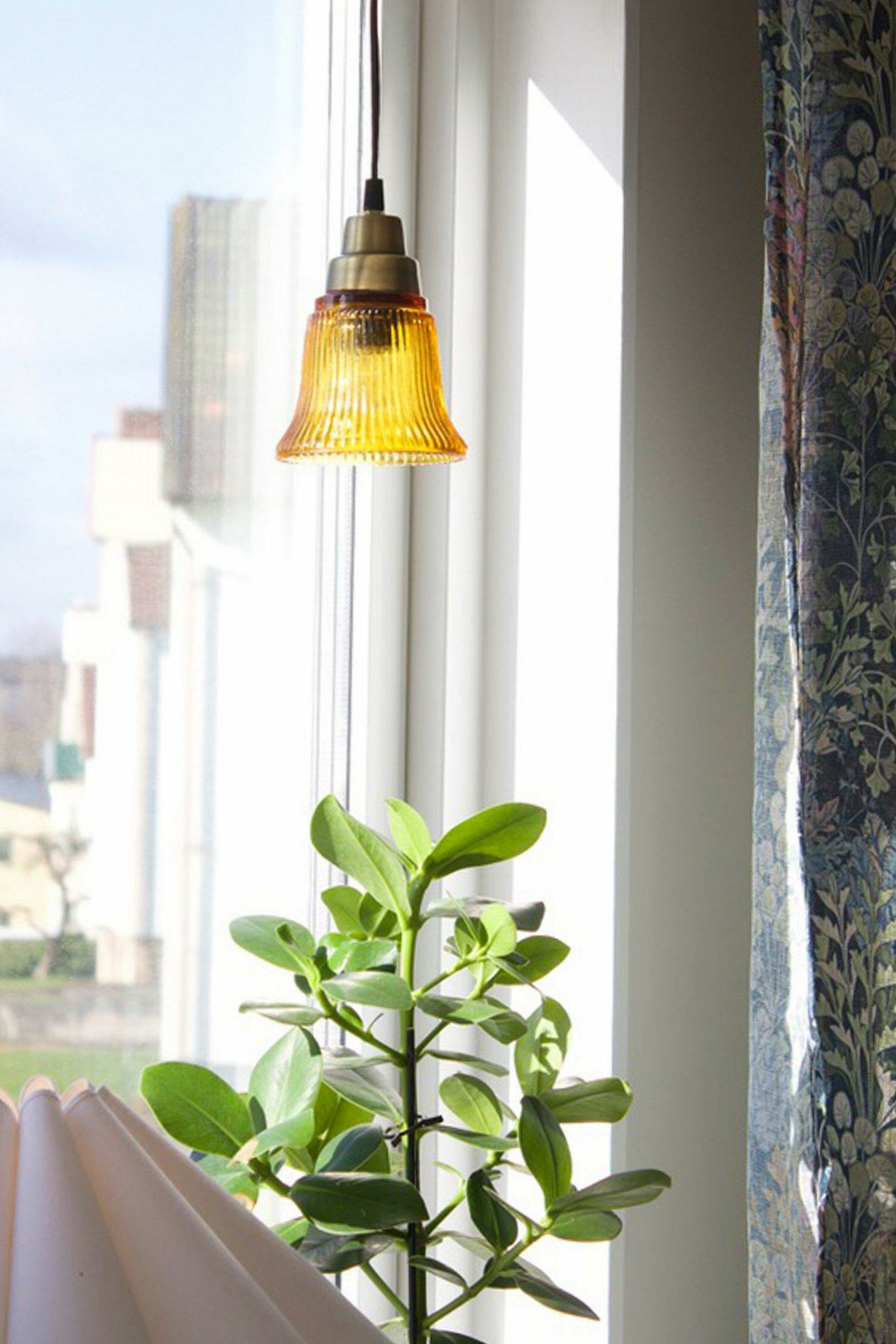 Emmi Fönsterlampa 12cm - Gul/Grön