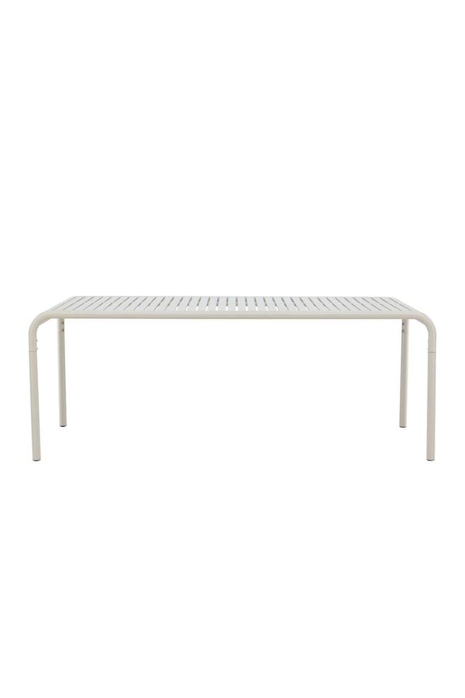 Table À Manger Borneo - Aluminium, Beige - 1