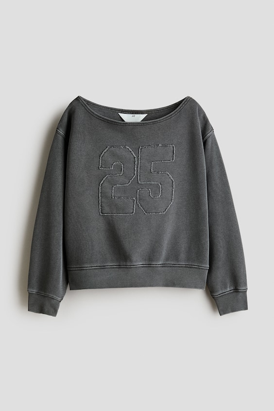 Детские топы H&M Oversized Off-the-Shoulder Top