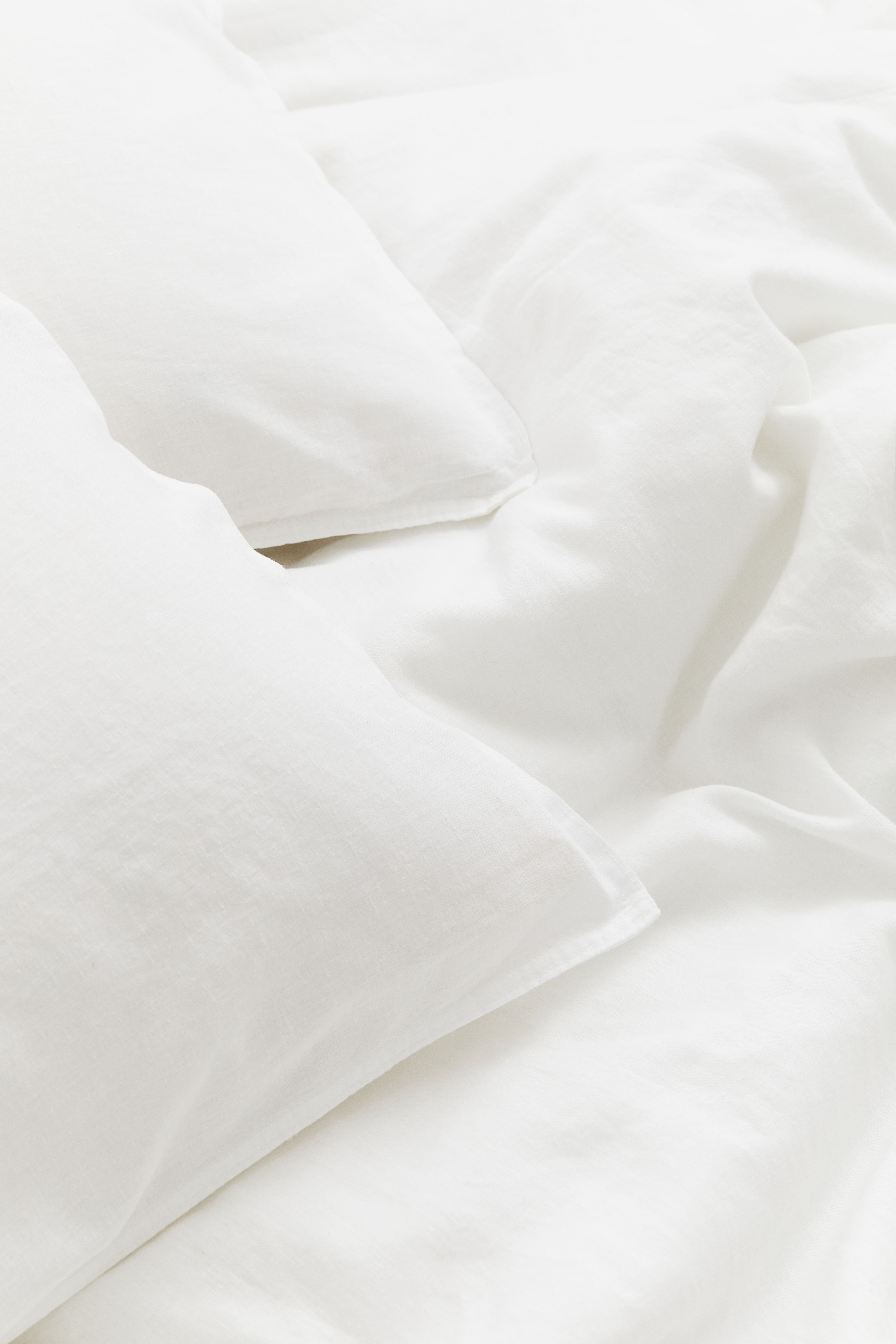 H&m washed linen duvet hotsell