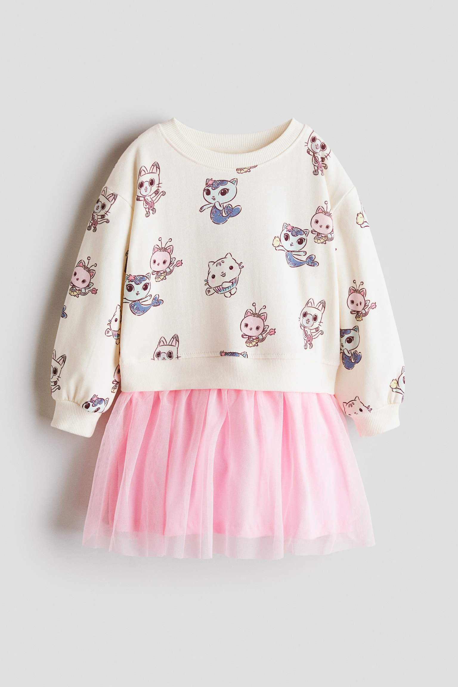Print Sweater Dress - Pink/Gabby's Dollhouse